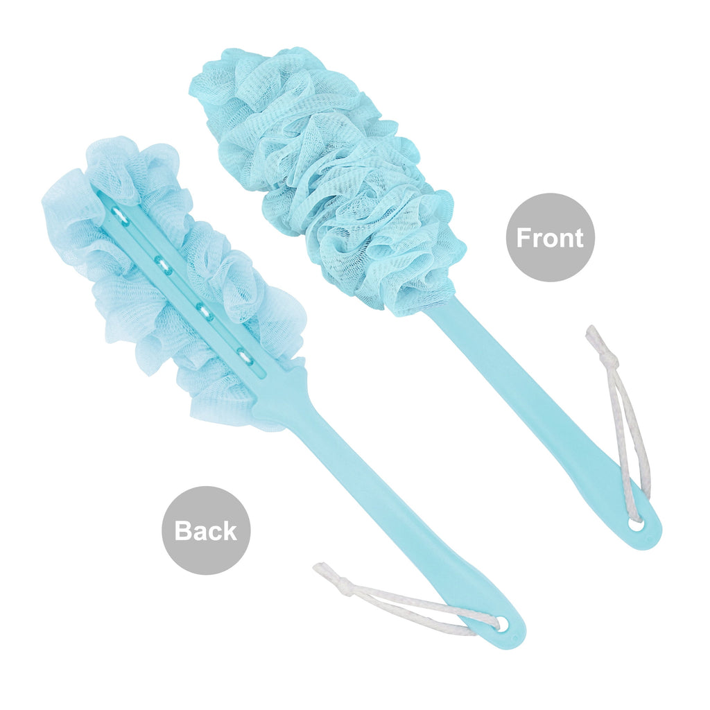 Handle Back Scrubber, Soft Bath Loofah Sponge Shower Brush for Women Men Body Cleaning - Image 6