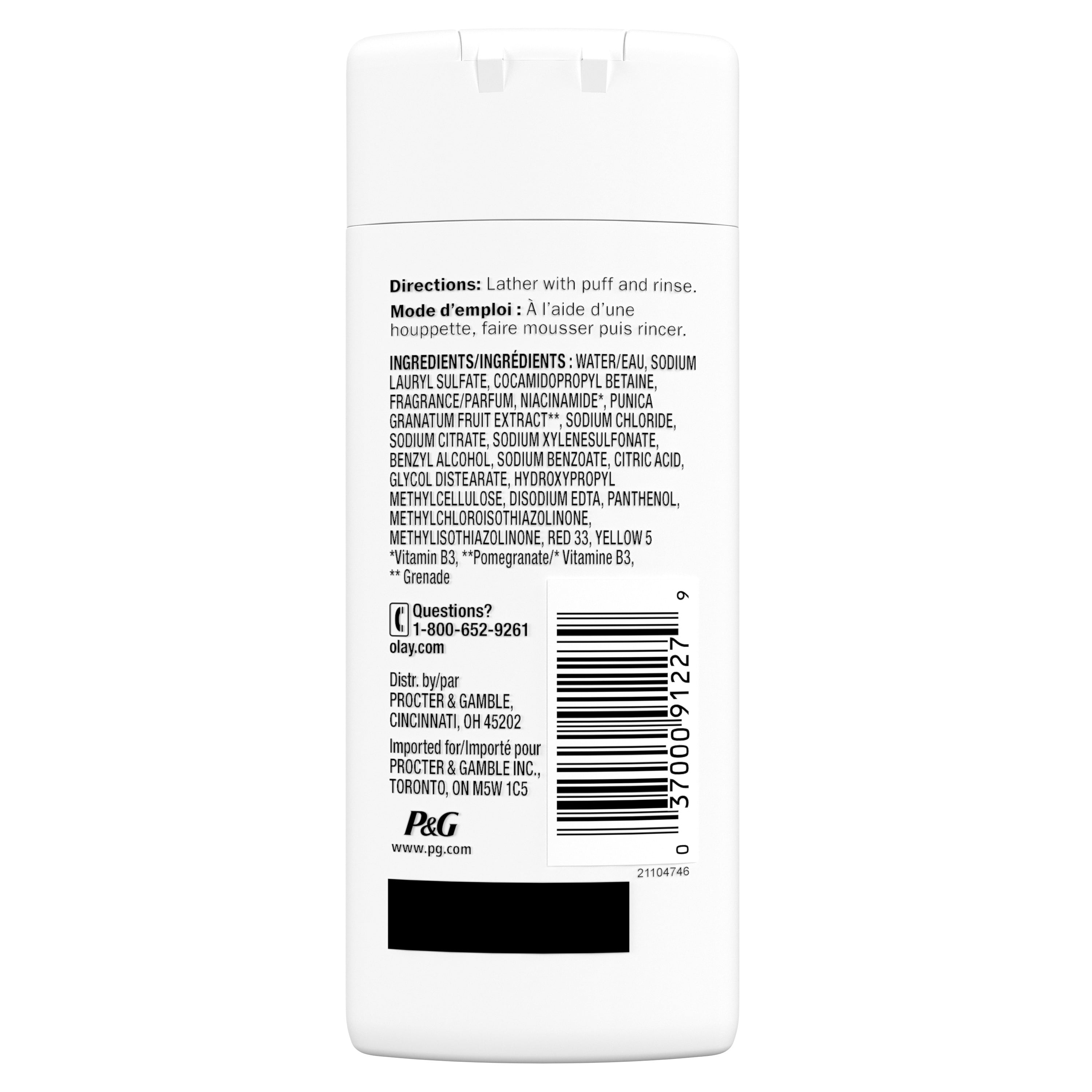 Body Wash, Notes of White Strawberry & Mint, 3 fl oz - Image 6