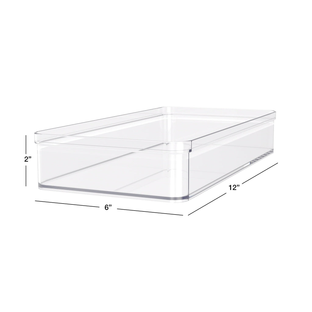 Extra Large Clear Plastic Wide Drawer Storage Organizer Tray, Kitchen, Cabinet, Desk and Bathroom Drawer Organizer fo... - Image 4