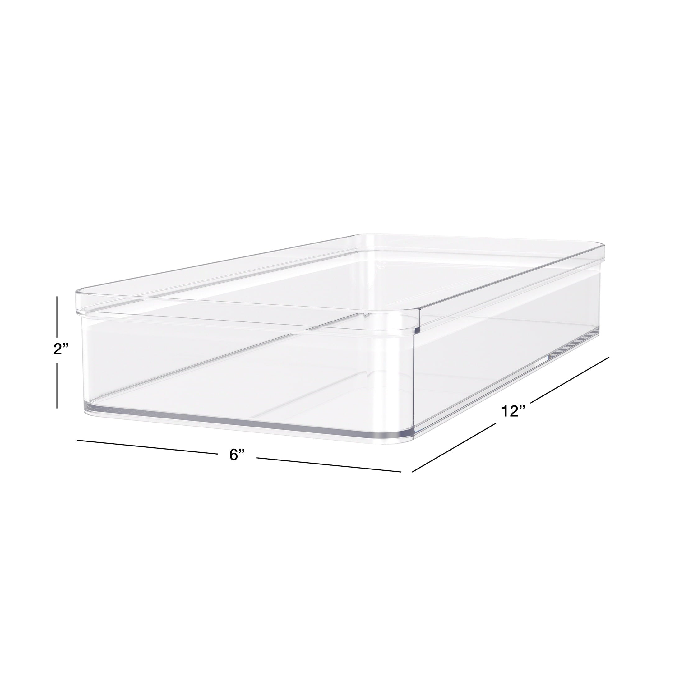 Extra Large Clear Plastic Wide Drawer Storage Organizer Tray, Kitchen, Cabinet, Desk and Bathroom Drawer Organizer fo... - Image 4