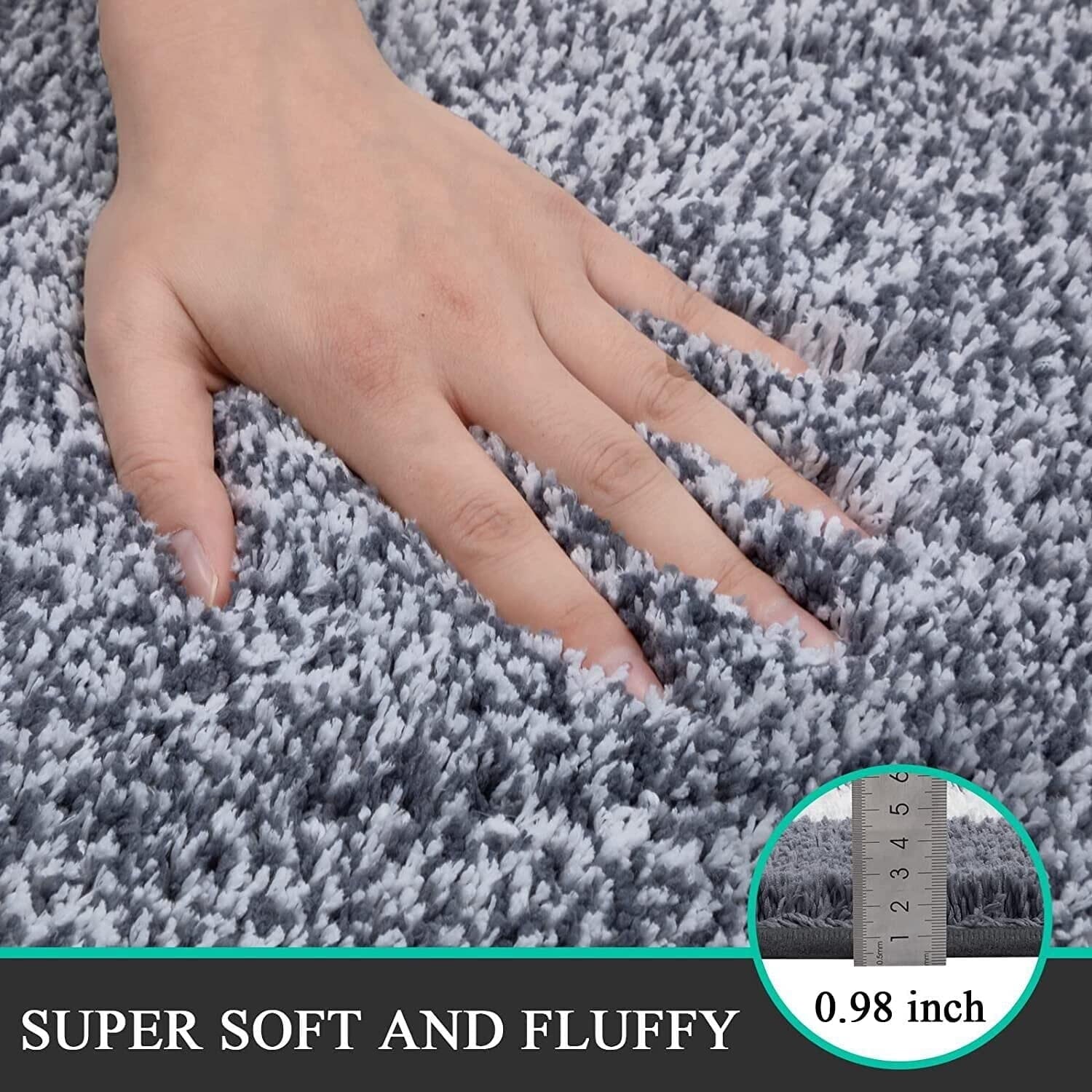3pcs Bathroom Rugs Set with U-Shaped Mat, Non Slip, Quick Drying, Ultra Soft and Water Absorbent Bath Rug Mat Carpet ... - Image 5