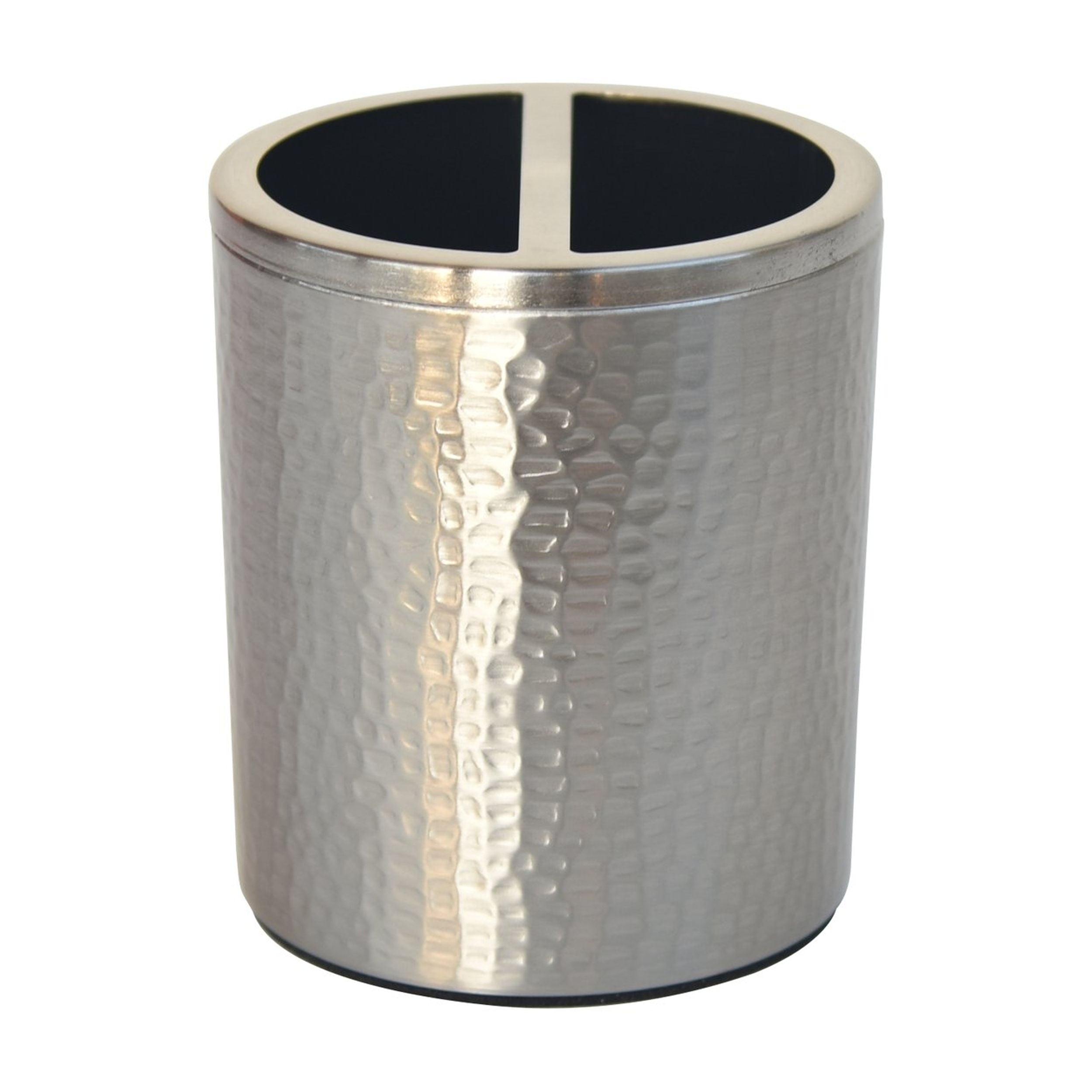 Better Homes & Gardens Hammered Finish Stainless Toothbrush Holder - Image 4