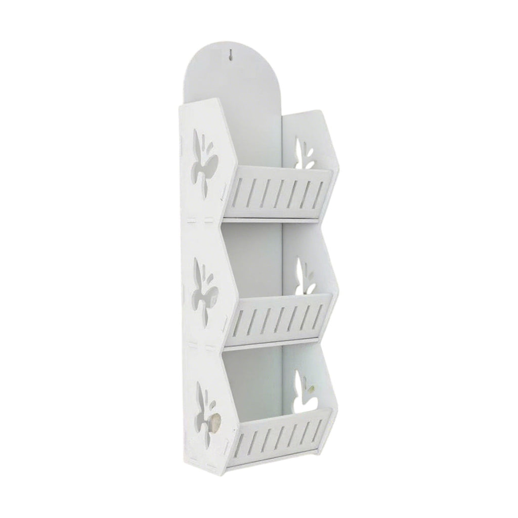 Bathroom Shelves Organizers and Storage - 3-Tier Wall Mounted No Drilling Adhesive Shelf Rack for Vanity | Toilet, Sh... - Image 2