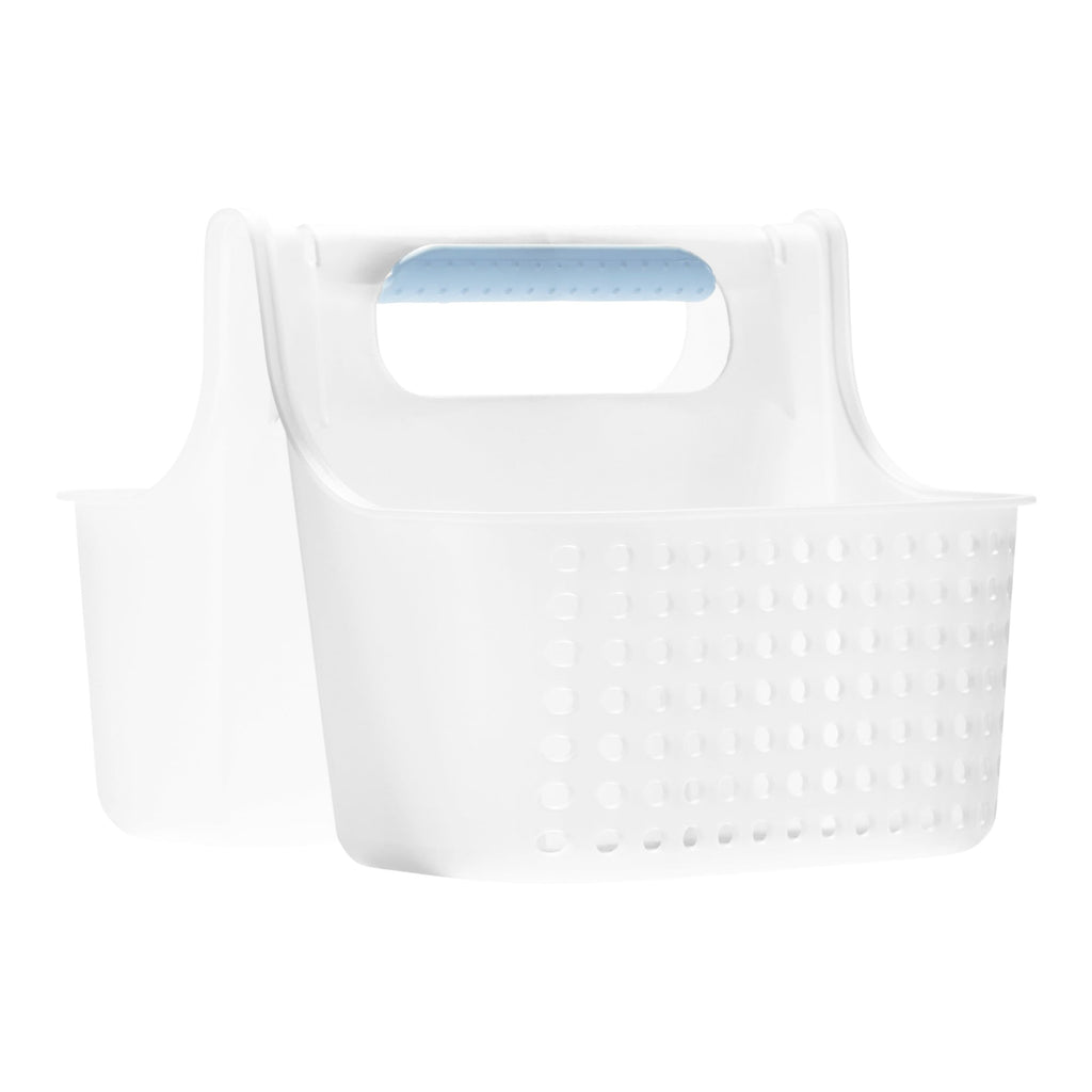Premium Small Soft Grip Tote, Bath Collection, Bathroom Storage Solutions, BPA-Free, Blue - Image 3