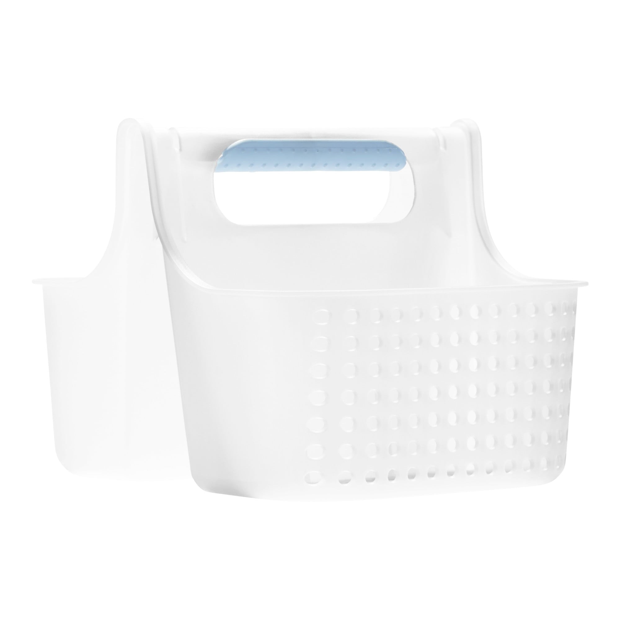 Premium Small Soft Grip Tote, Bath Collection, Bathroom Storage Solutions, BPA-Free, Blue - Image 3