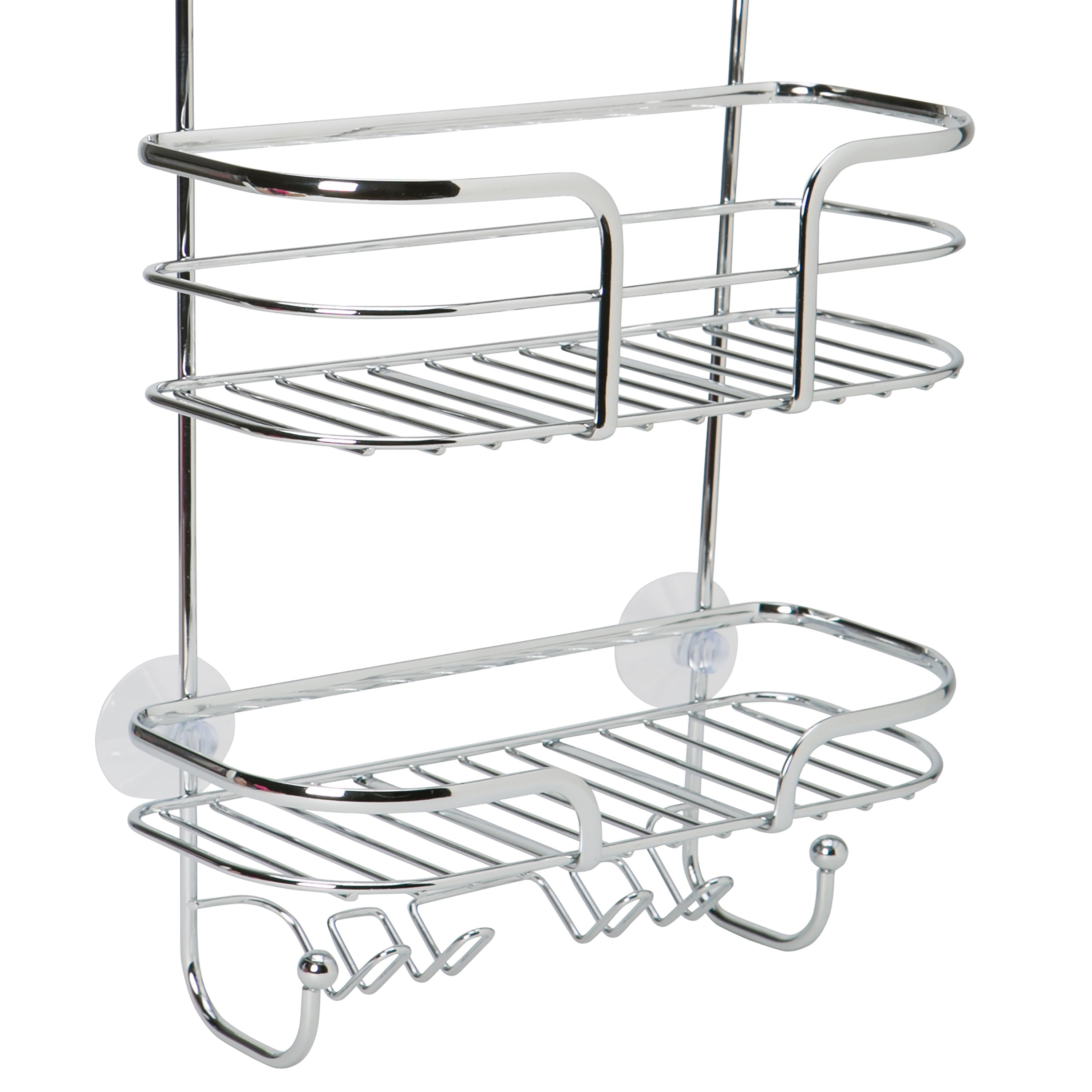 Bath Bliss Holland Steel Shower Caddy in Chrome - Image 4