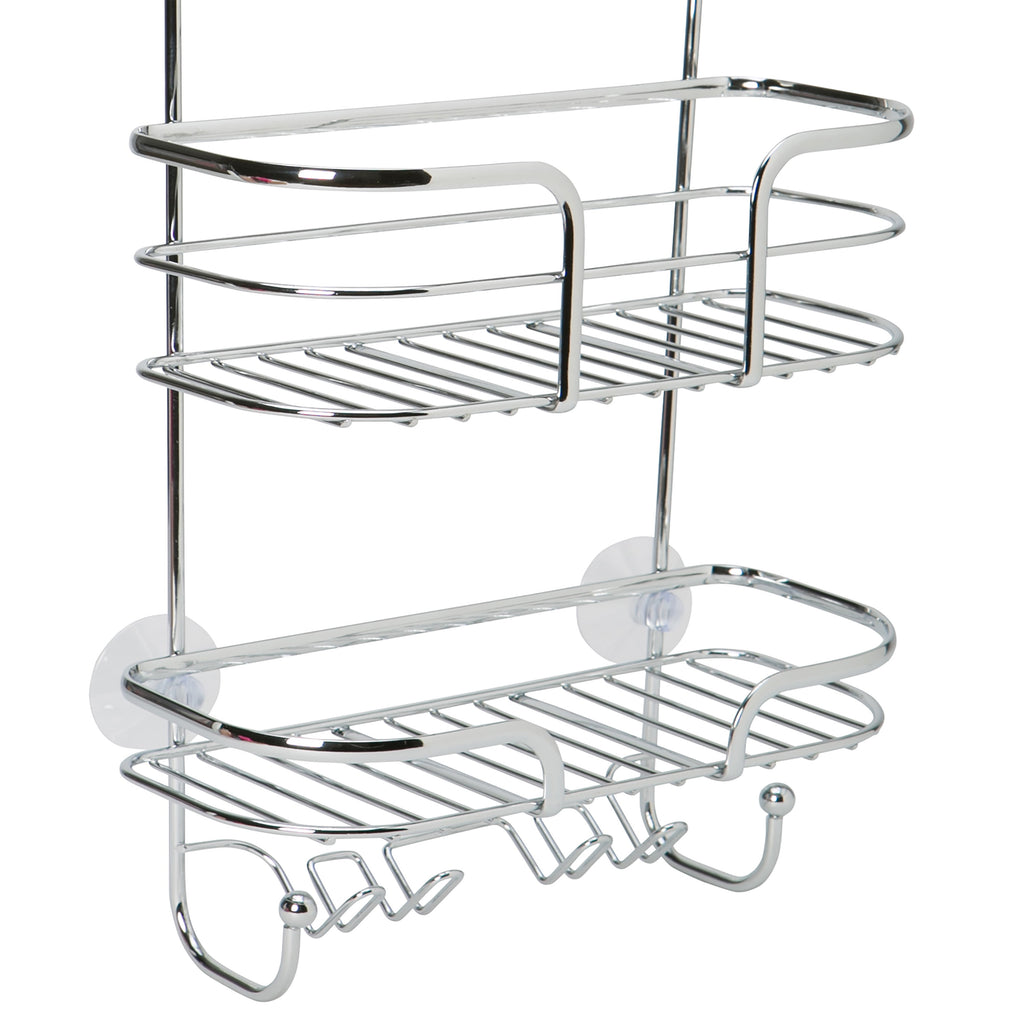 Bath Bliss Holland Steel Shower Caddy in Chrome - Image 4