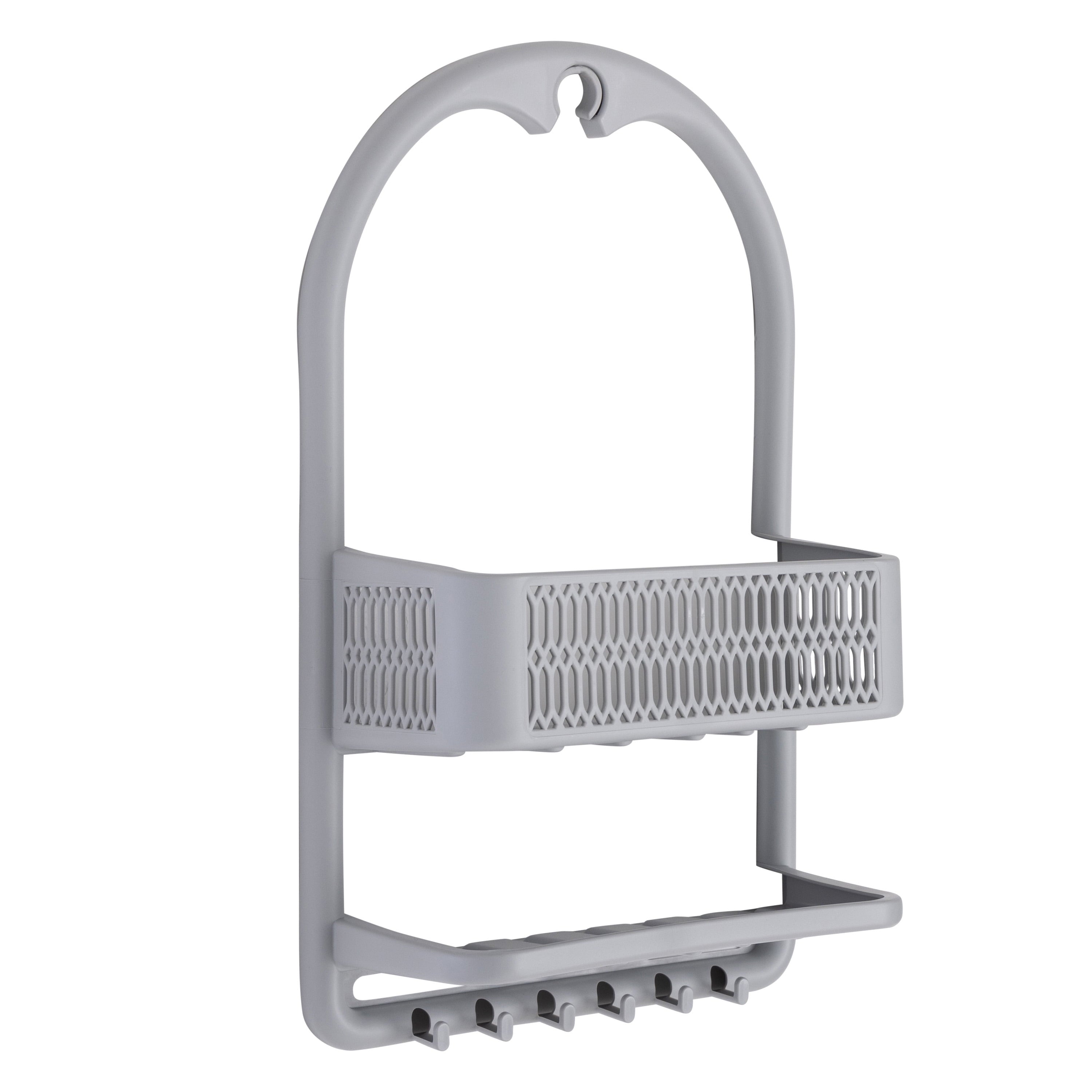 Plastic Shower Caddy, Gray - Image 2