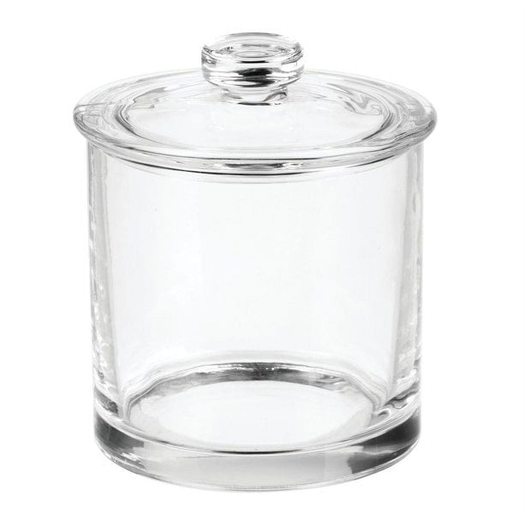 Small Glass Apothecary Vanity Jar, Clear - Image 2