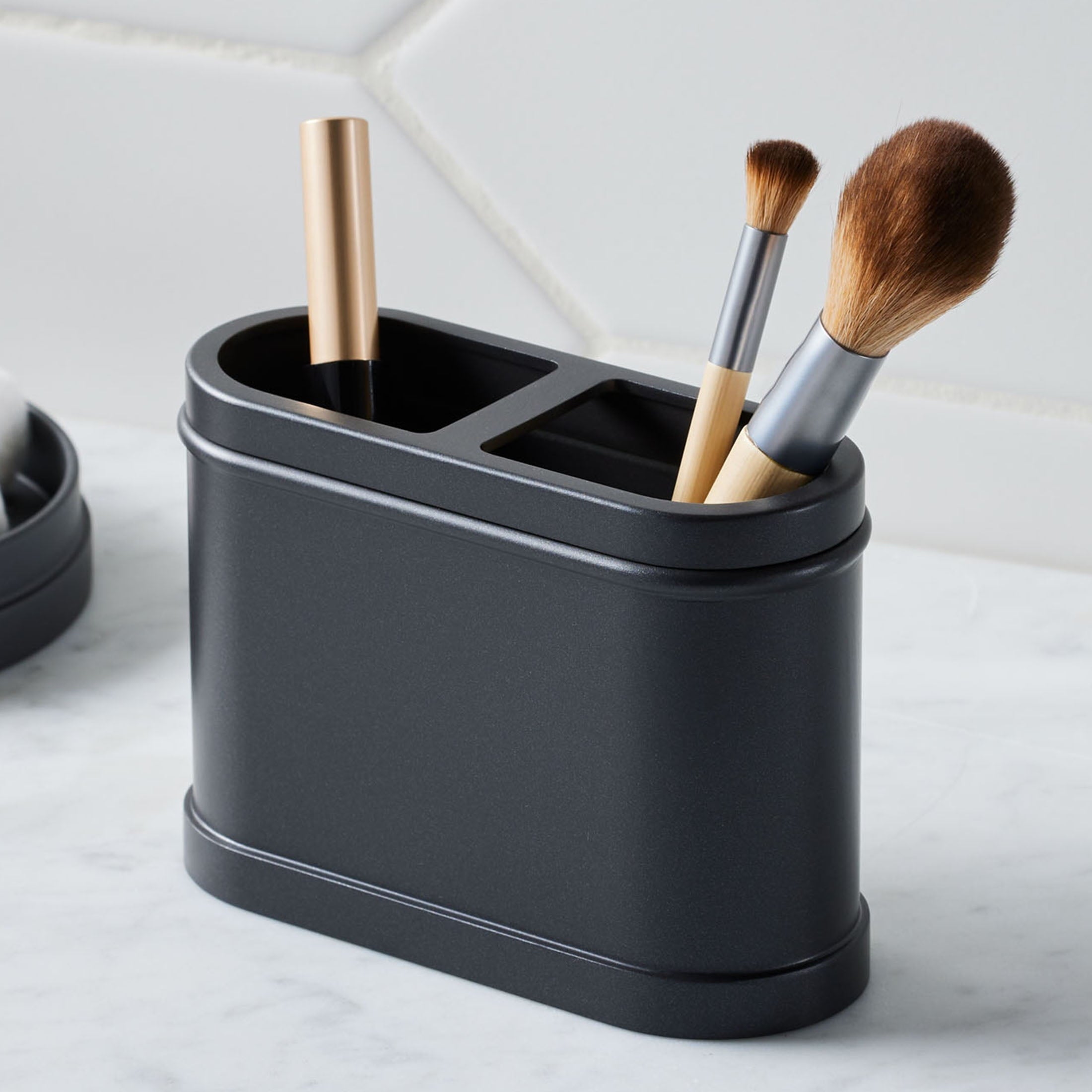 Better Homes & Gardens Black Metal Toothbrush Holder - Image 3