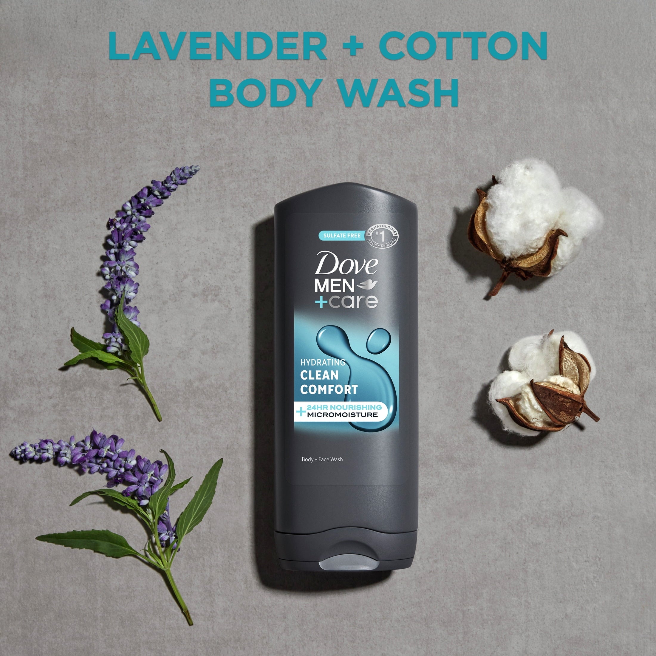 Use Face & Body Wash for Men Clean Comfort All Skin, 13.5 oz - Image 4