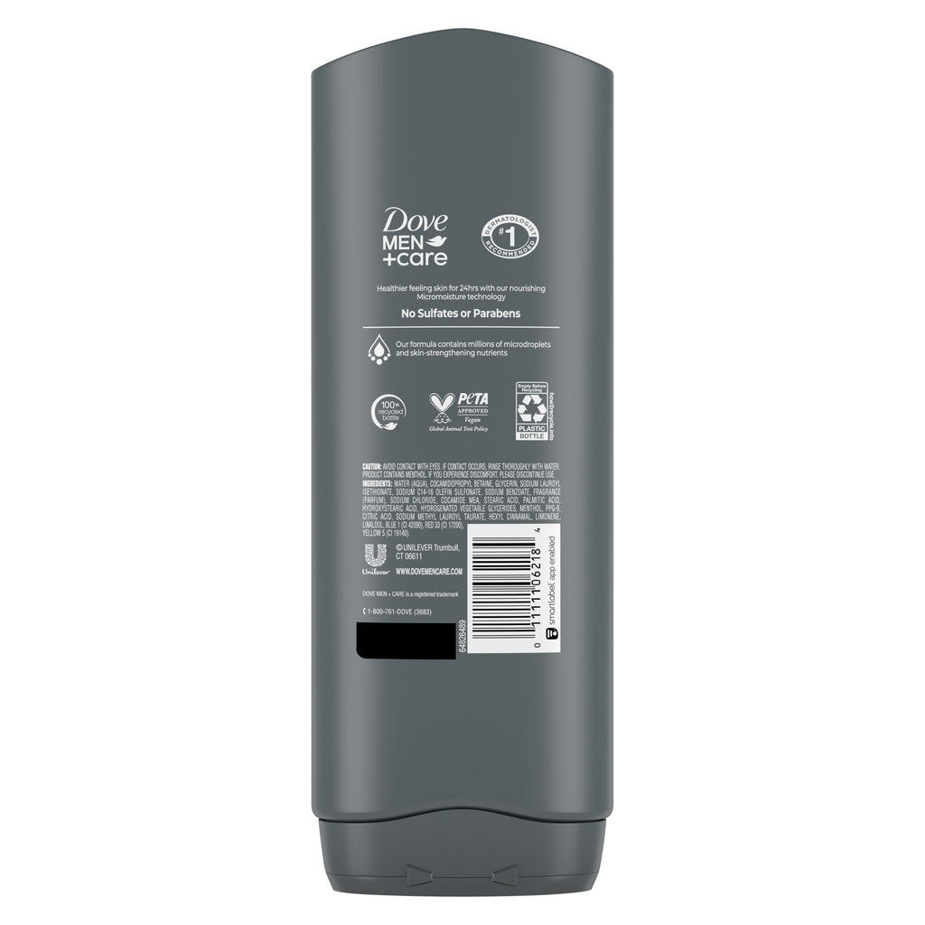 Hydrating Face & Body Wash for Men Extra Fresh All Skin, 18 oz - Image 6