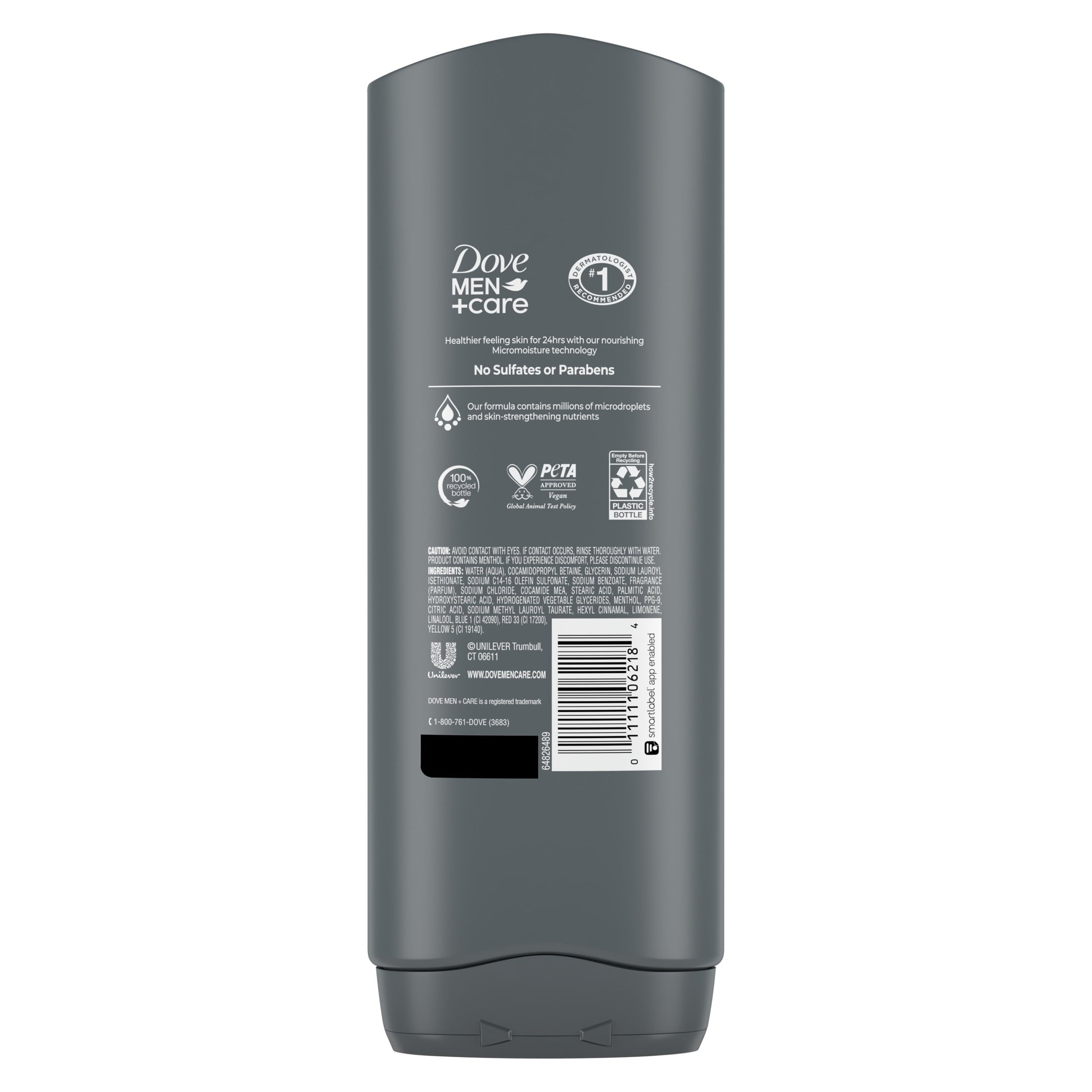 Hydrating Face & Body Wash for Men Extra Fresh All Skin, 18 oz - Image 6