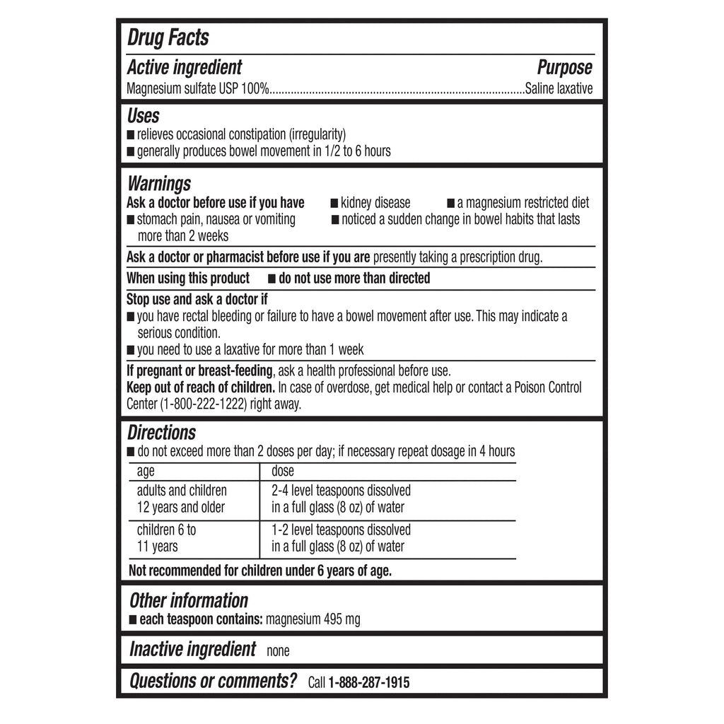 Magnesium Sulfate, 128 oz (8lb), Unscented - Image 3