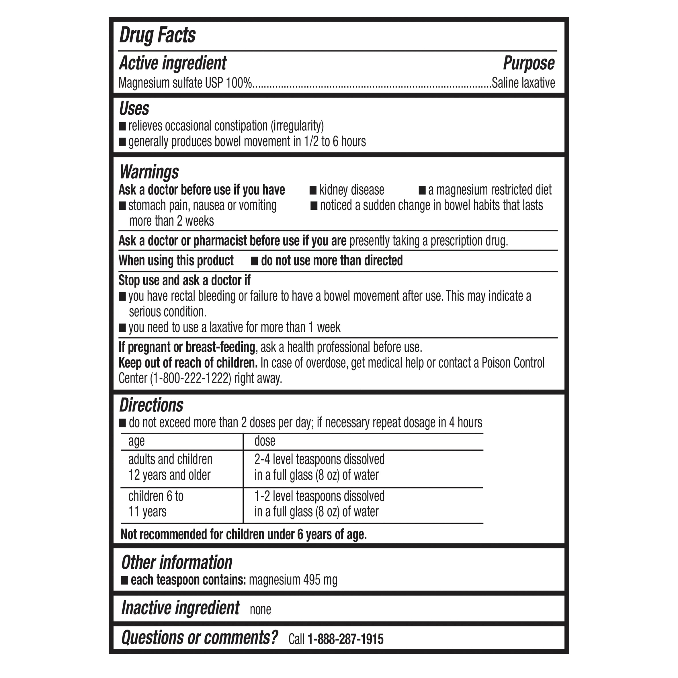 Magnesium Sulfate, 128 oz (8lb), Unscented - Image 3