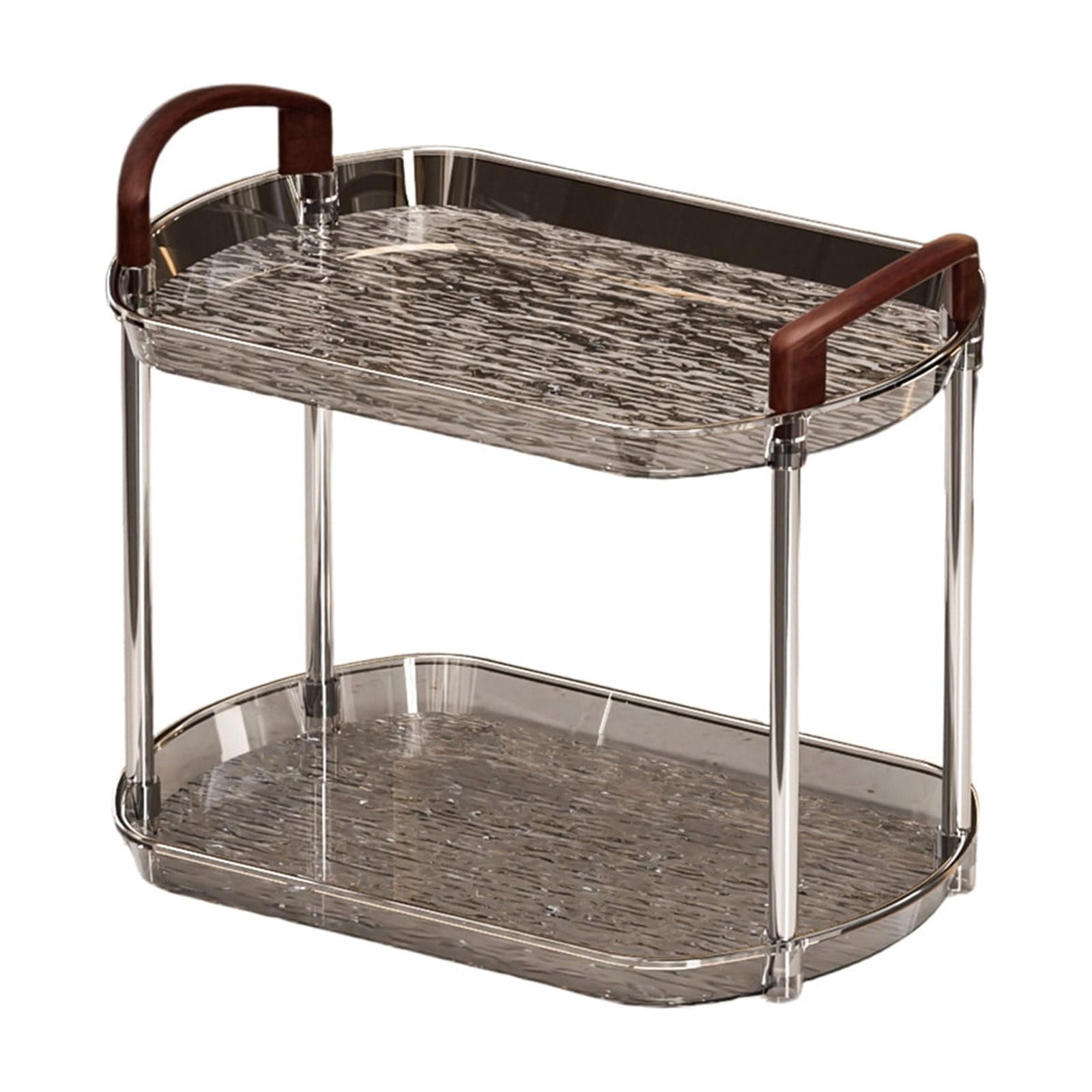 2-Tier Bathroom Organizer - Space Saving Shelf for Cosmetics, Toiletries and Kitchen Essentials