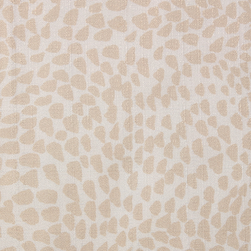 Mainstays Taupe Abstract Leopard Fabric Shower Curtain, 72" x 72" - Image 5