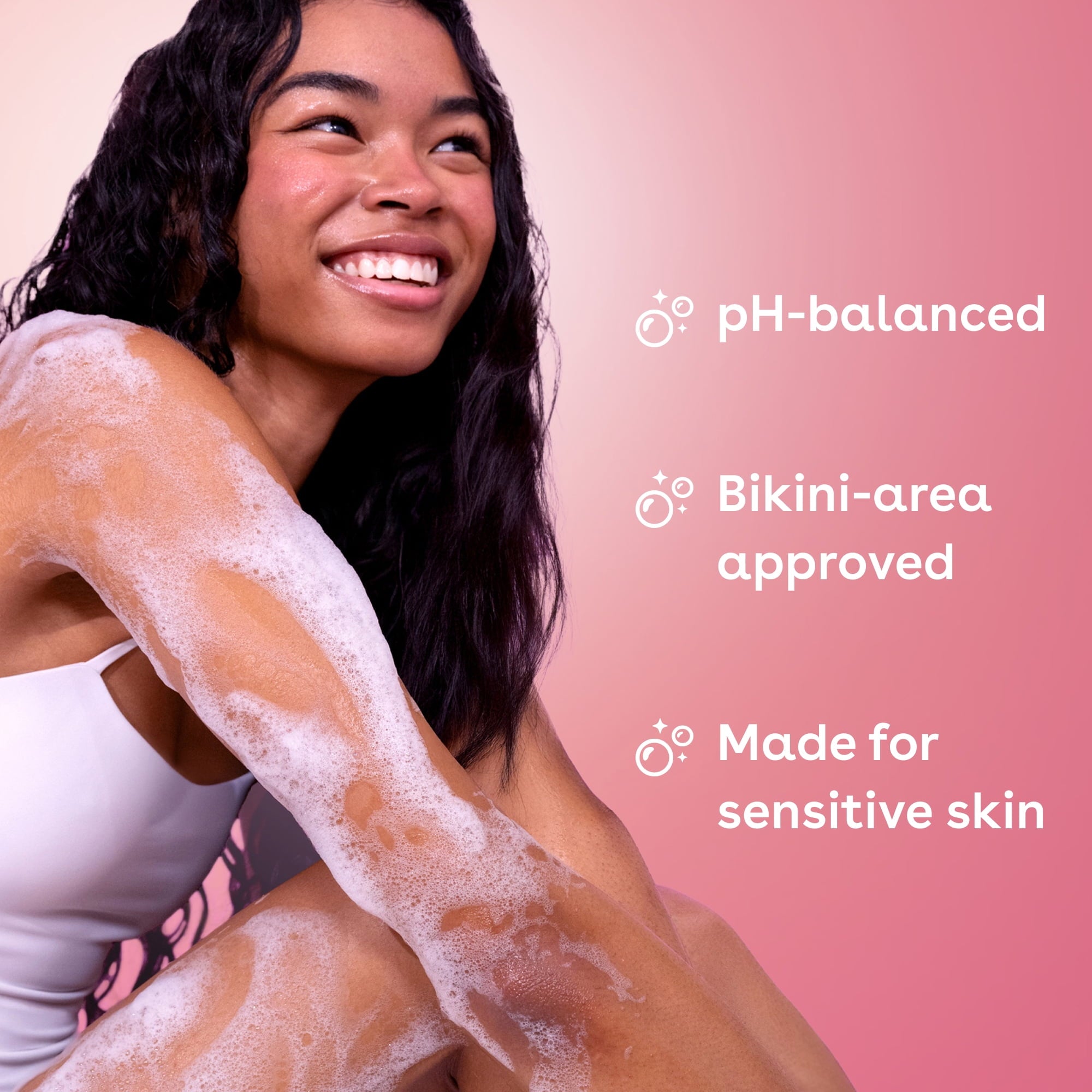 Cashmere Body Wash, Pink Champagne, Creamy Gel Formula, 16 fl oz. - Image 4