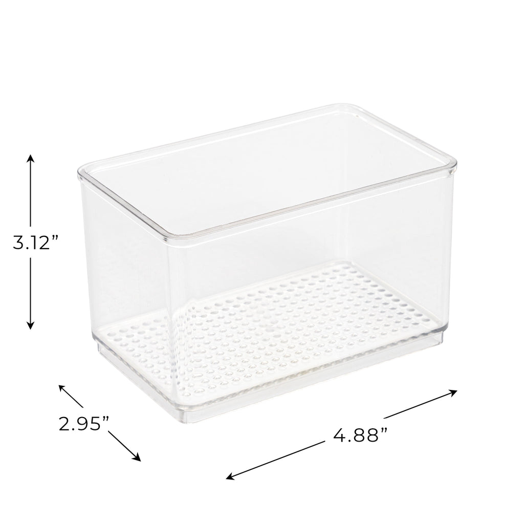 Clear Plastic Organizer Bin for Bathroom - Image 2