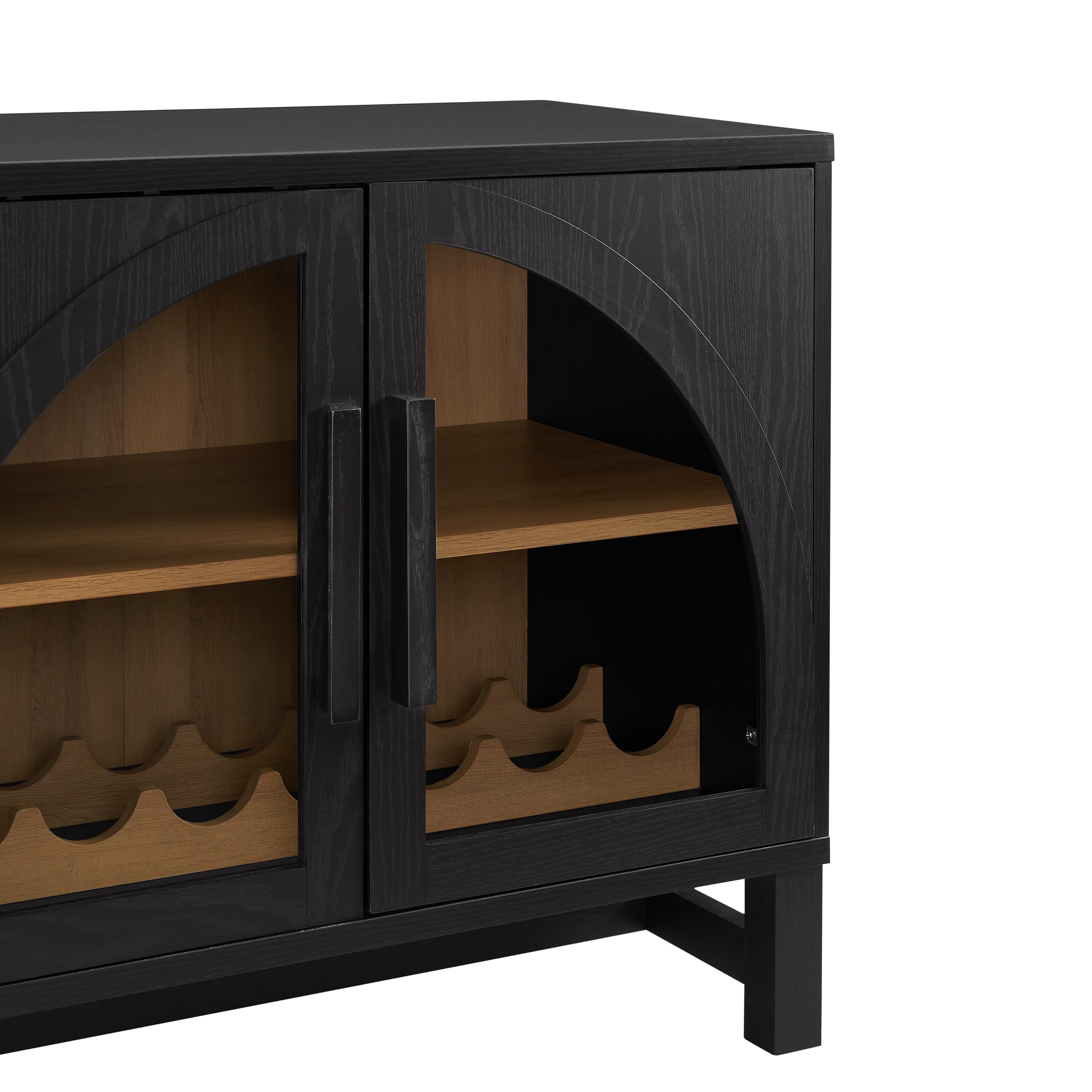 Kitchen Furniture Juliet Collection Arched Kitchen 20 in x 32 in x 36 in, Black - Image 6