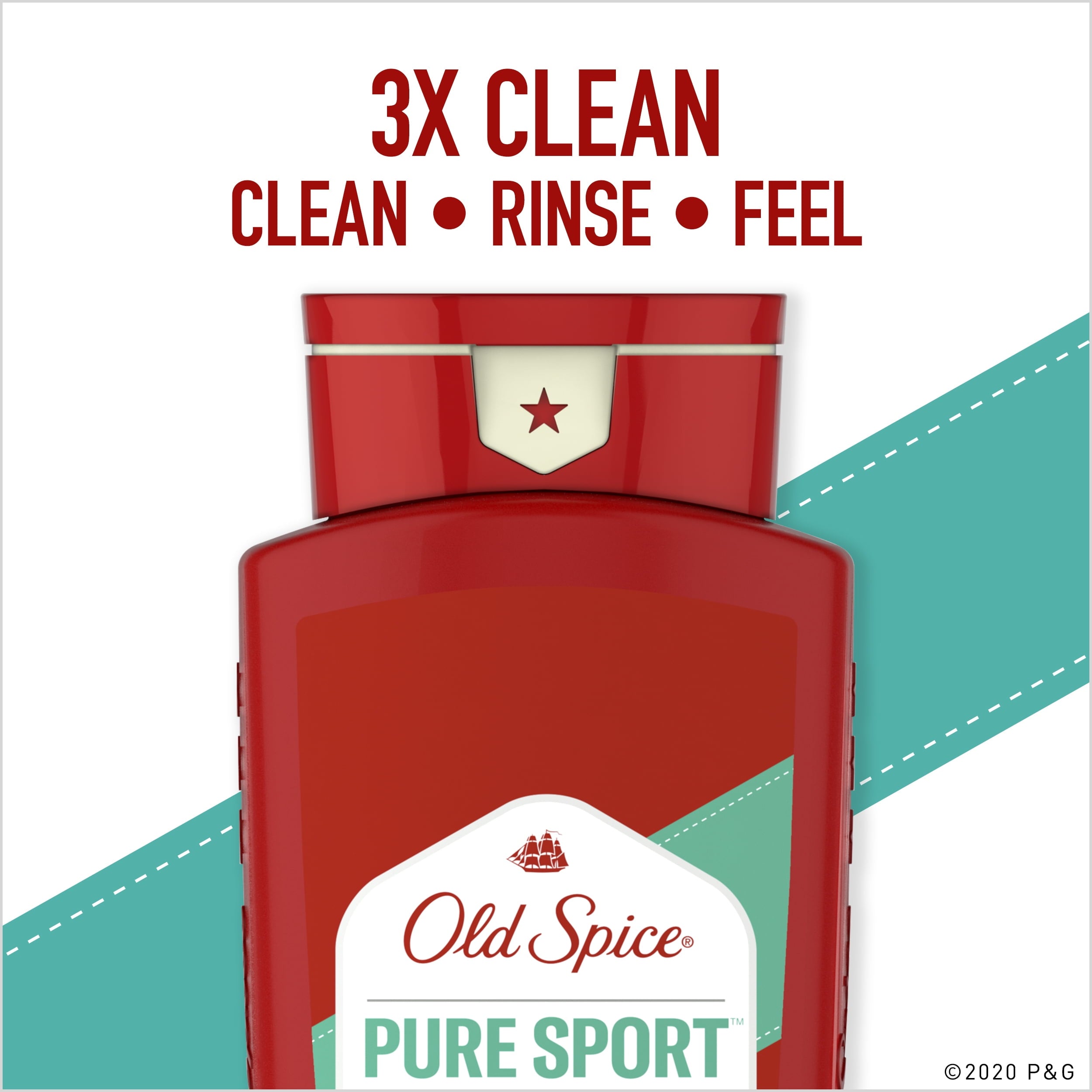 Old Spice High Endurance Men's Body Wash, Pure Sport Scent, 24 fl oz - Image 5