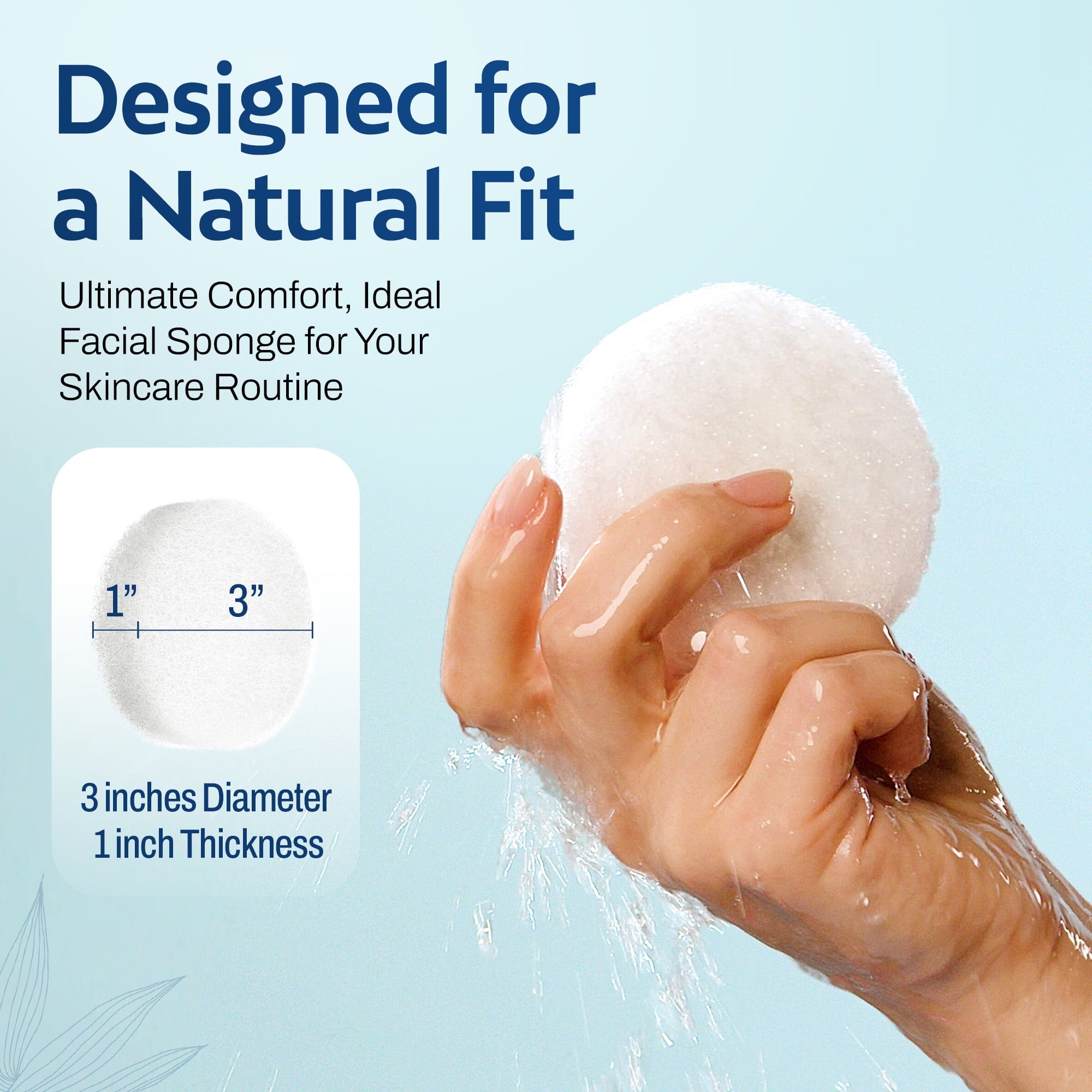 Care Face Sponge, Reusable & Chemical-Free, 1 Count - Image 5