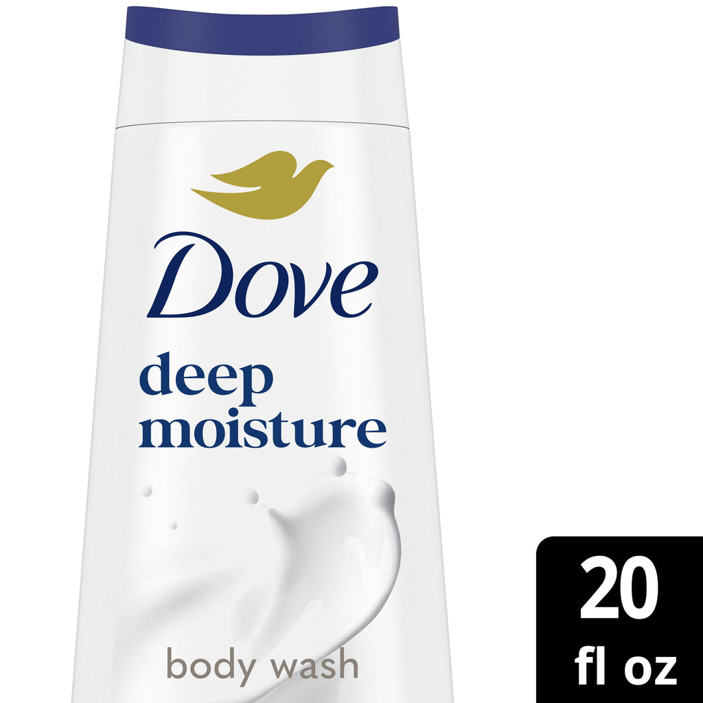 Dove Moisturizing Liquid Body Wash Cleanser for Women Deep Moisture, 20 oz - Image 2