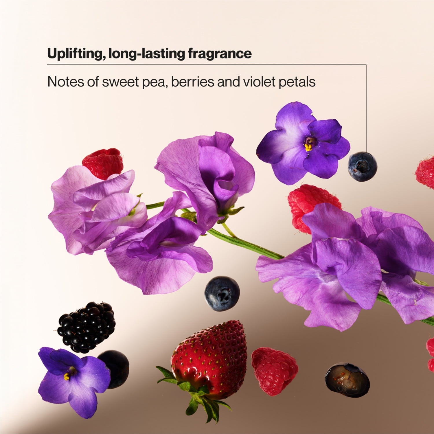 Suave Sweet Pea & Violet Moisturizing Body Wash with Glycerin & Vitamin E, 18 FL OZ - Image 5