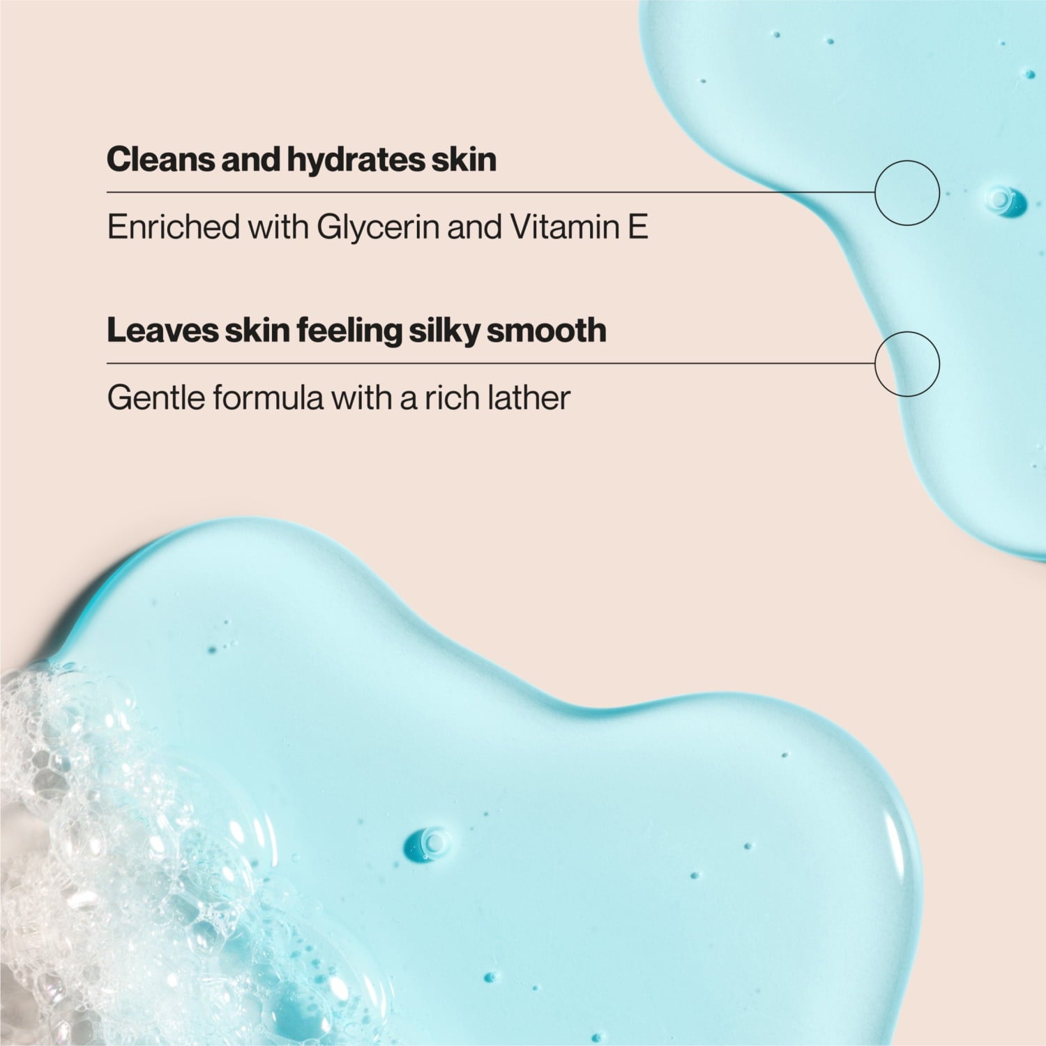 Moisturizing Body Wash with Glycerin & Vitamin E, 18 FL OZ - Image 2