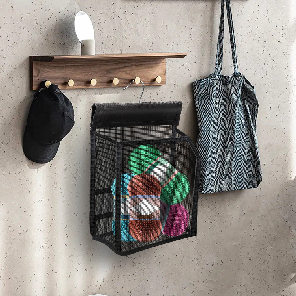 TSV Hanging Mesh Shower Caddy, Portable Bath Baskets Organizer, Bathroom Storage Bag with Hooks for College Dorm, Gym, Swimming, RV - Image 5