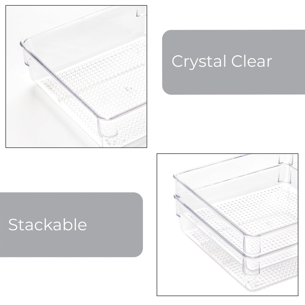 10-Piece Set Clear Plastic for Bathroom Storage - Image 5