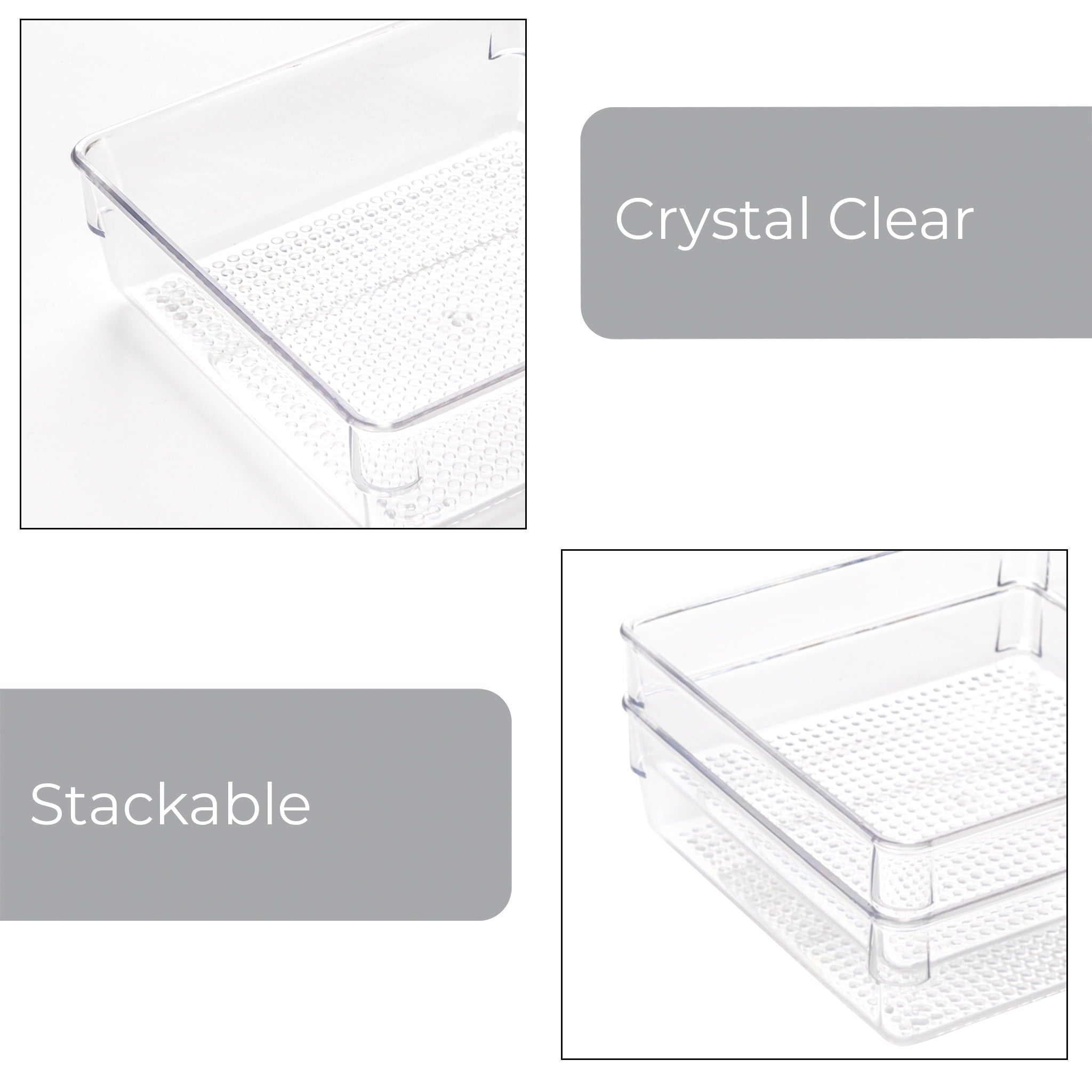 10-Piece Set Clear Plastic for Bathroom Storage - Image 5
