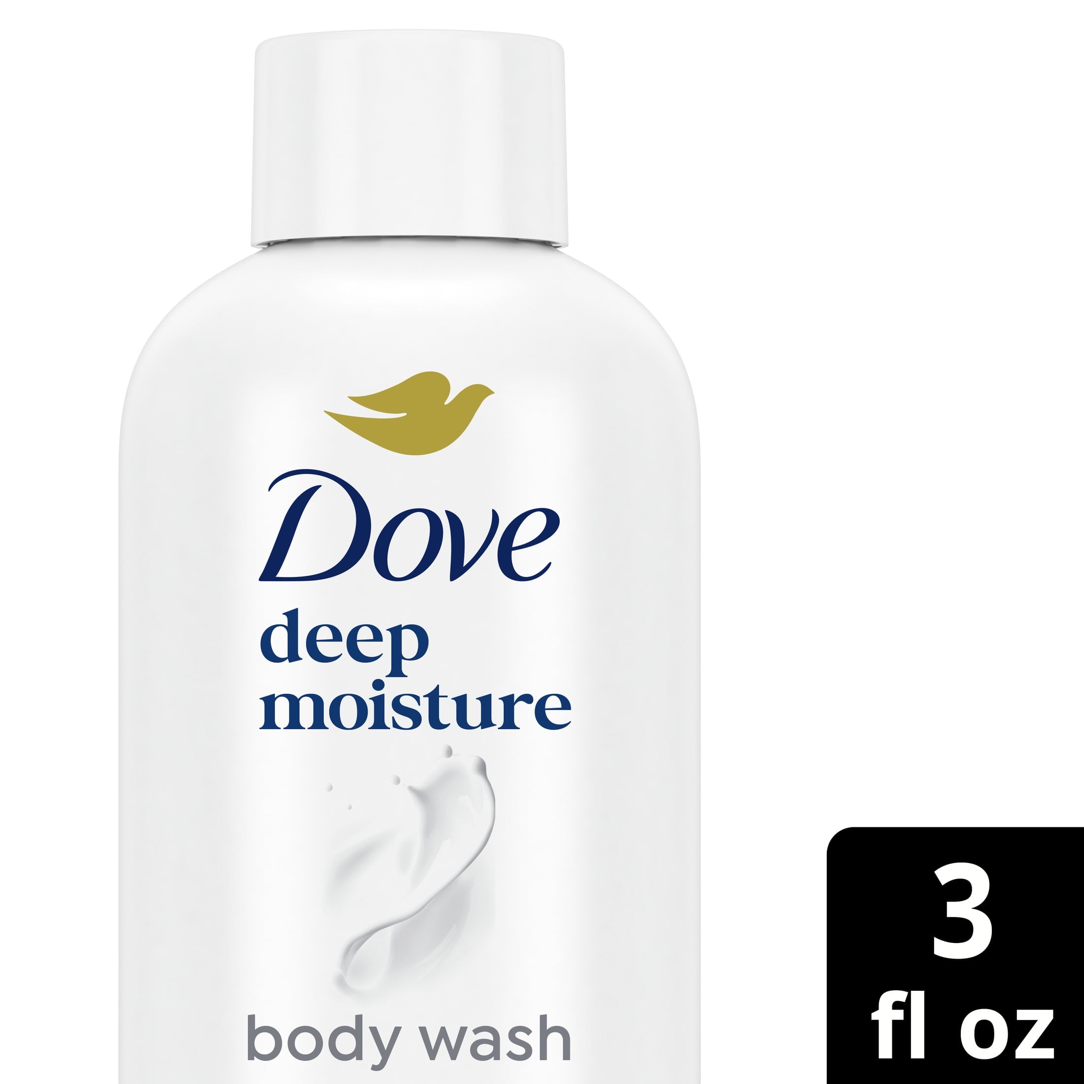 Dove Deep Moisture Nourishing Gentle Body Wash, 3 fl oz - Image 2