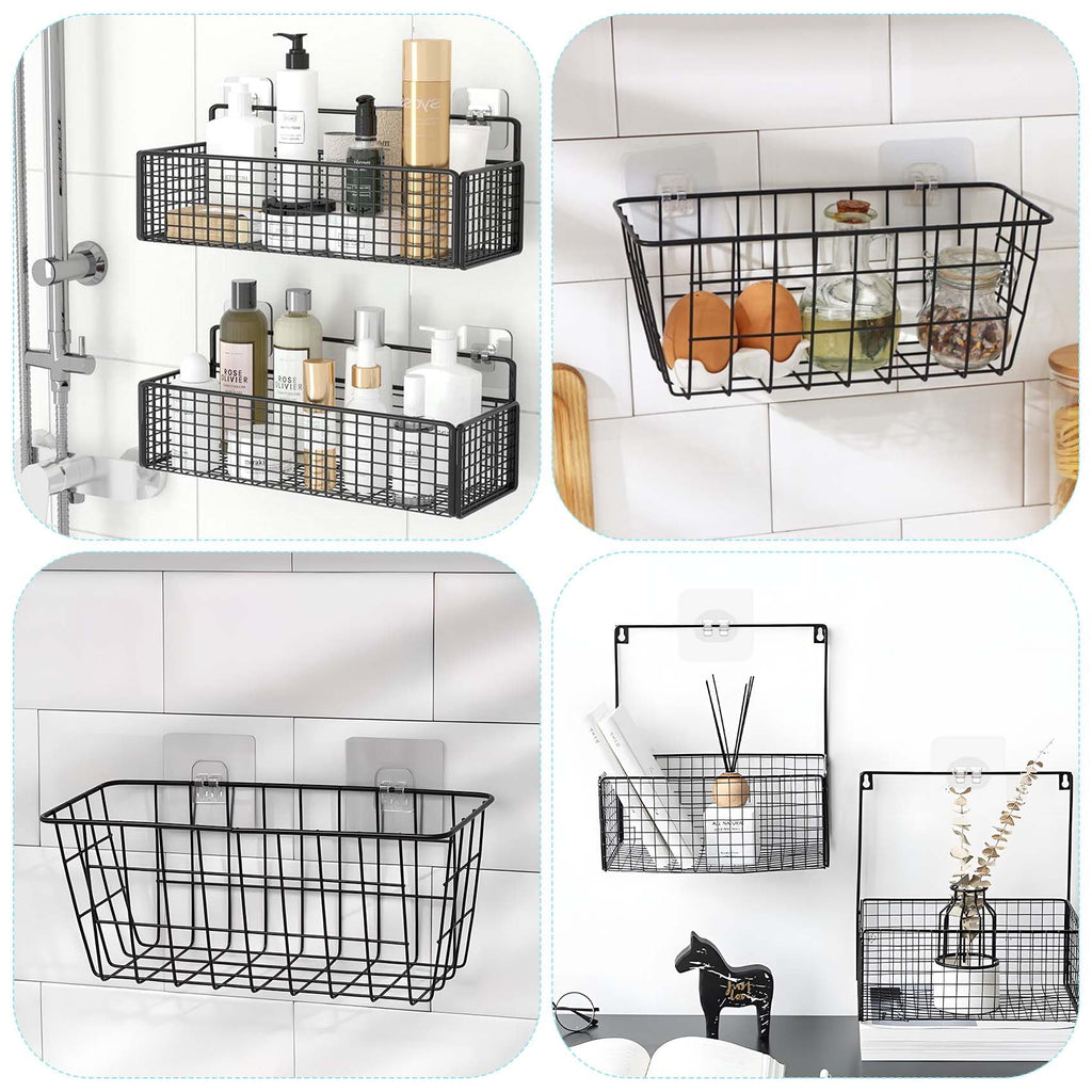 15 Pack Shower Caddy Adhesive Hooks, Shower Shelf Adhesive Sticker Replacement, No Drilling Bathroom Accessories - Image 3