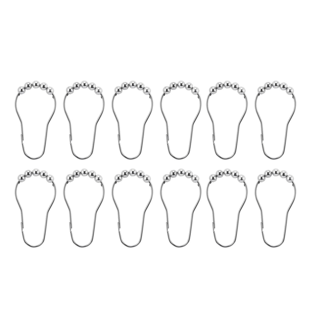13-Piece Fabric Shower Set, Multicolor Brown - Image 2