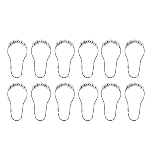 13-Piece Fabric Shower Set, Multicolor Brown - Image 2