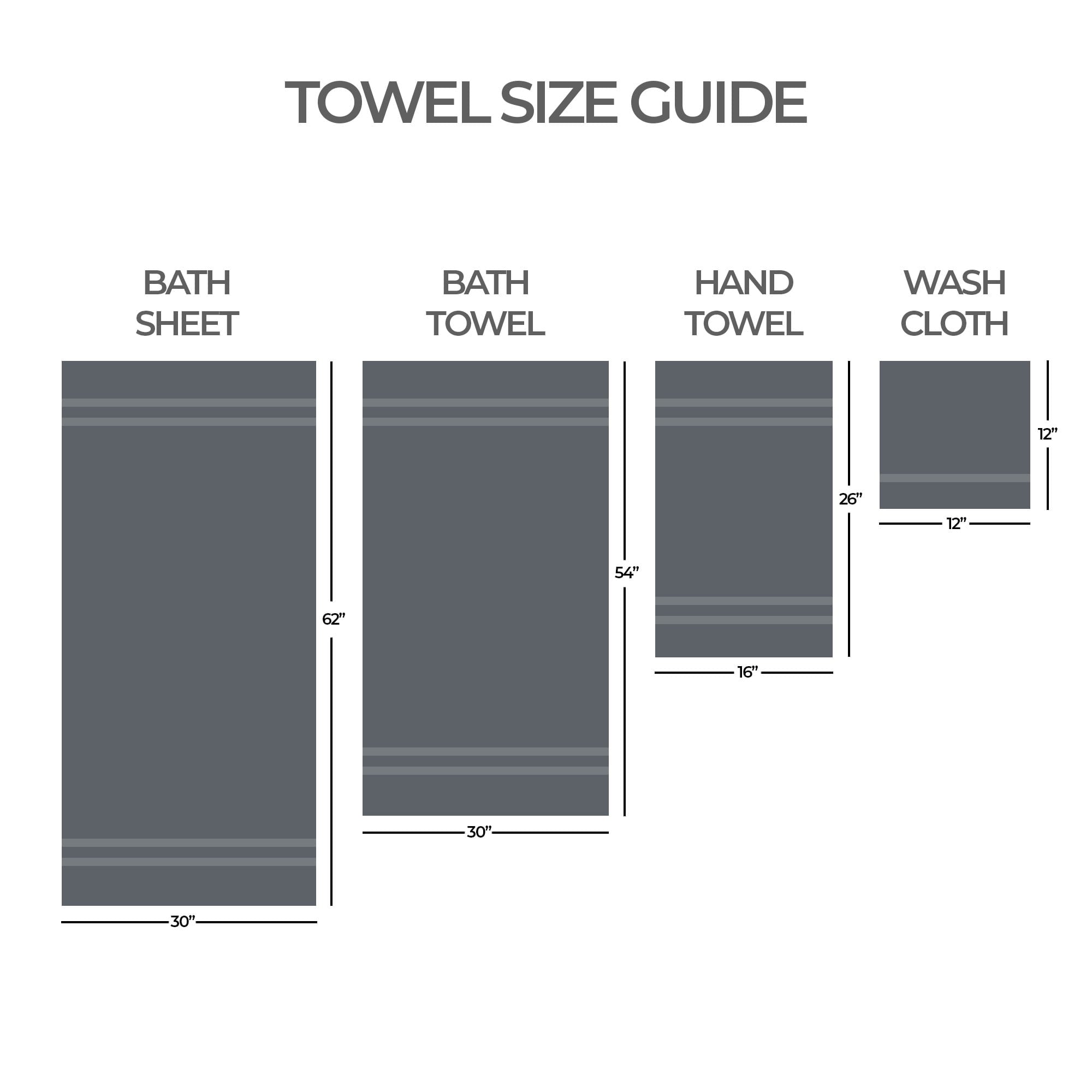 Mainstays 6-Piece Performance Bath Towel Set, Super Soft Quick Dry, Solid Grey - Image 3