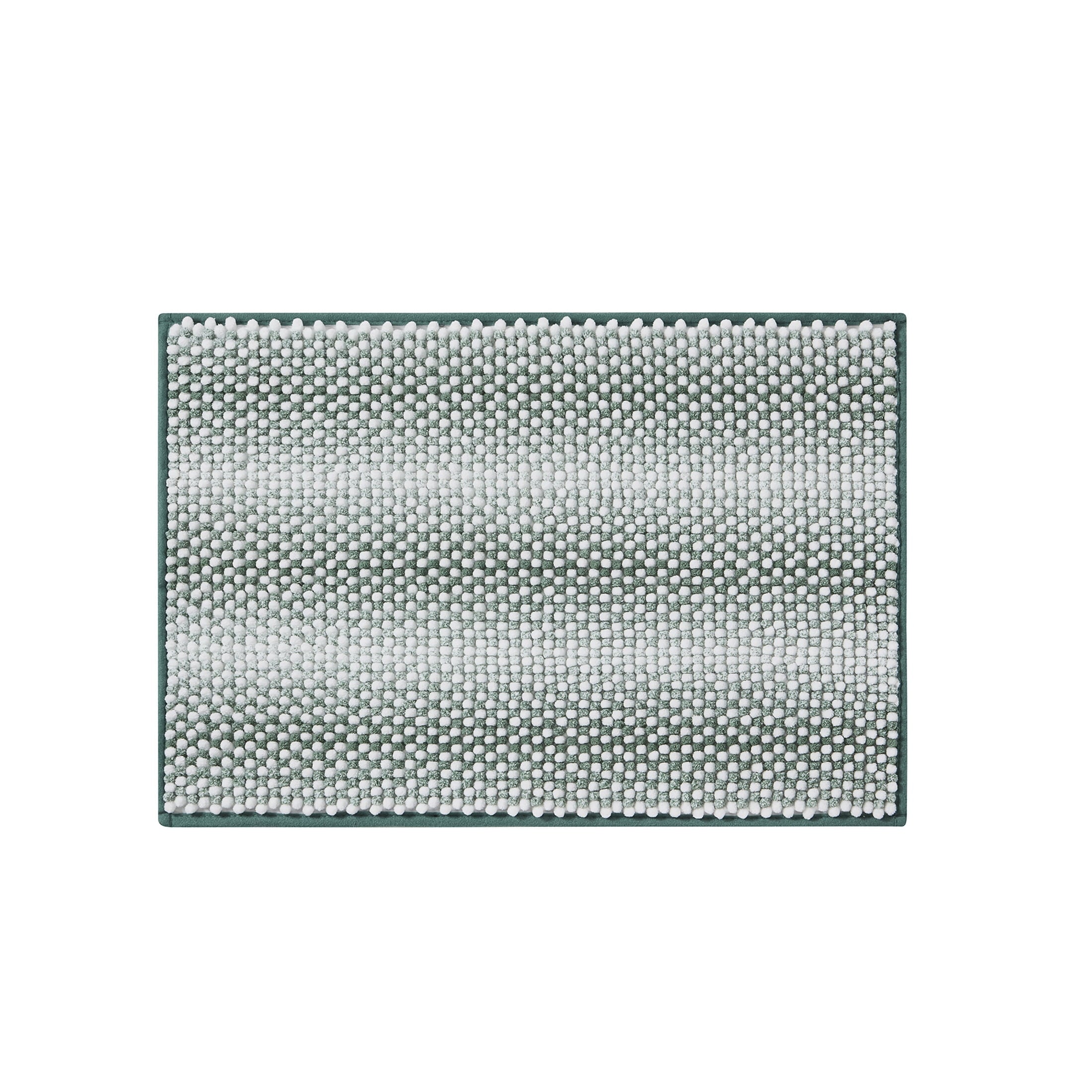 16-Piece Green Textured Solid Shower Curtain Bathroom Set – Green Fabric Curtain with Rug, Hooks, Soap Pump & Tray - Image 5