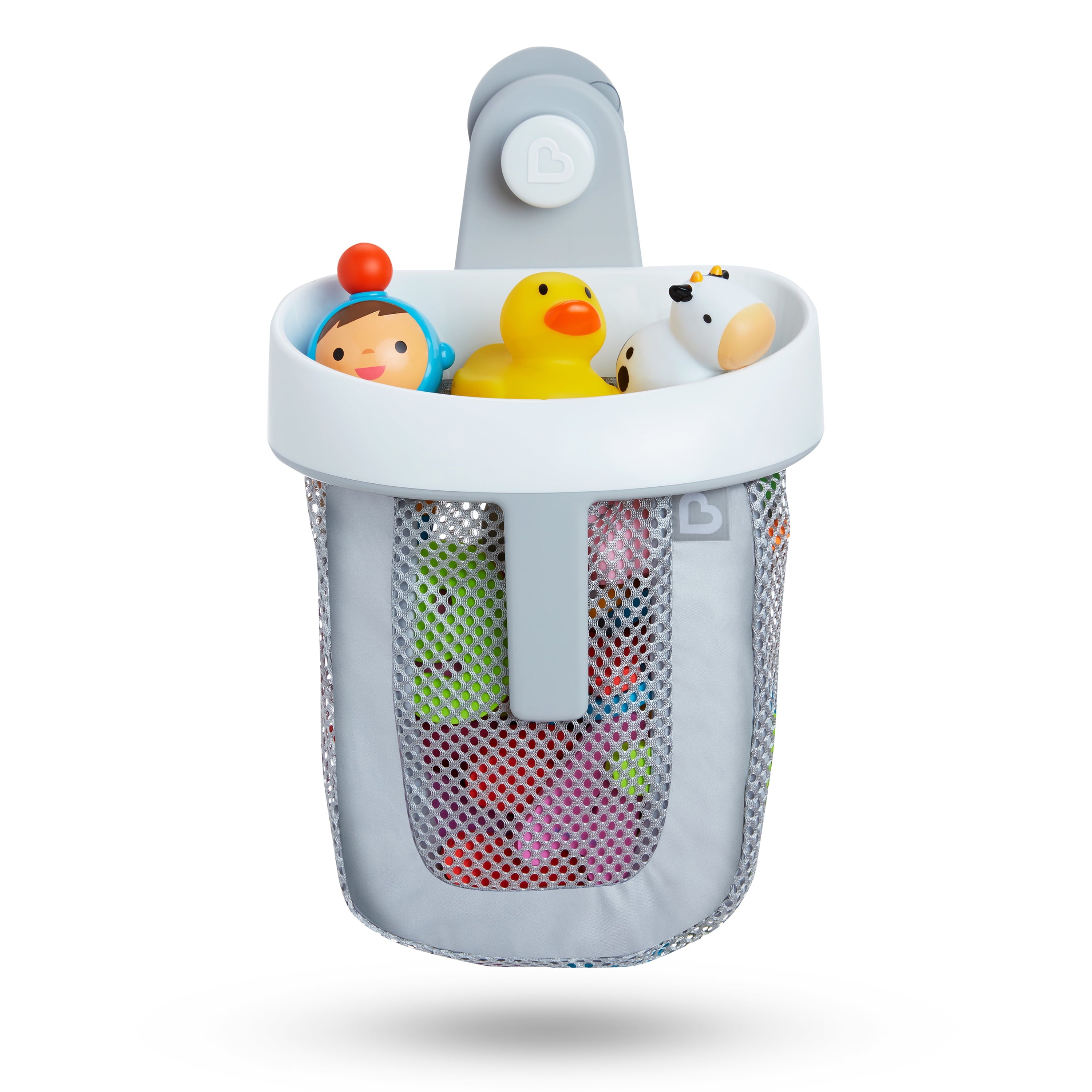 Super Hanging Bath Toy and Storage with Quick Drying Mesh, Gray, Unisex - Image 6