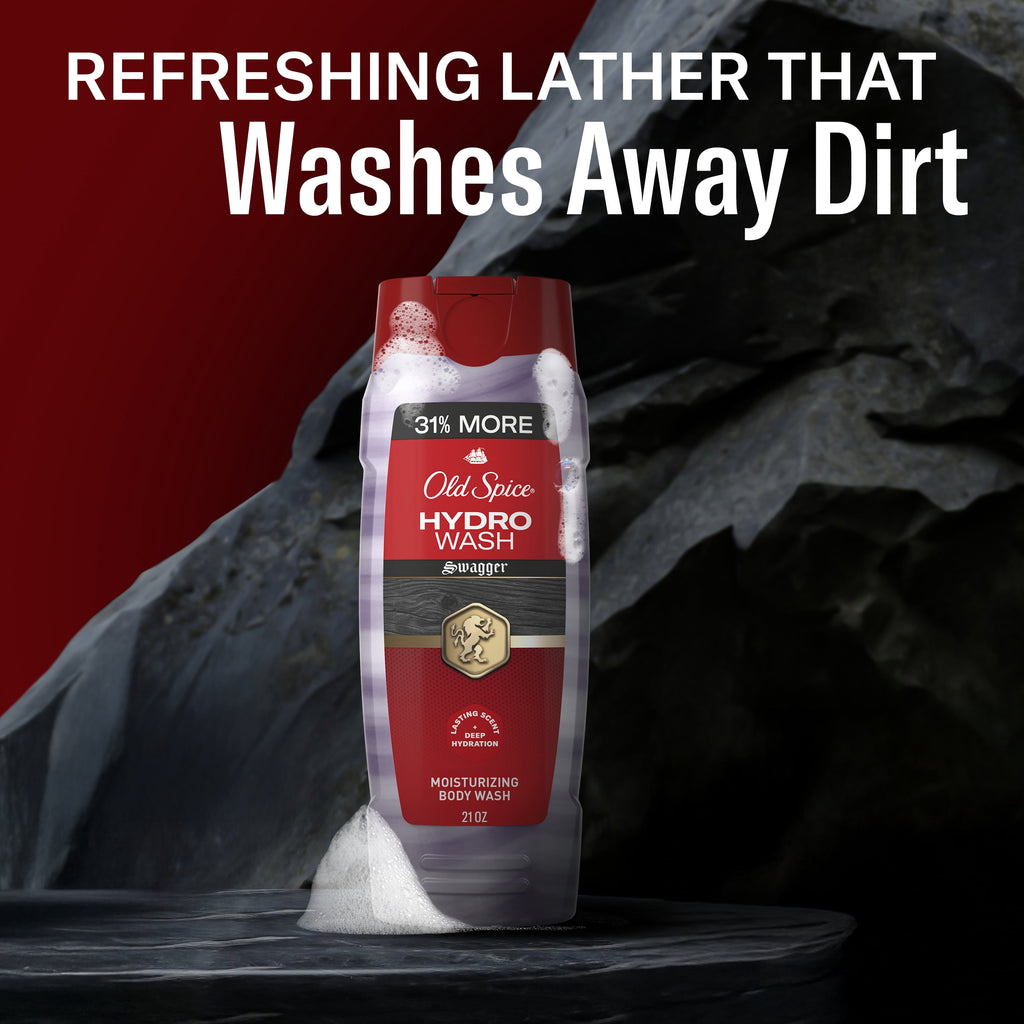 Body Wash Moisturizing Hydro Wash, Swagger Scent, 21 fl oz - Image 4