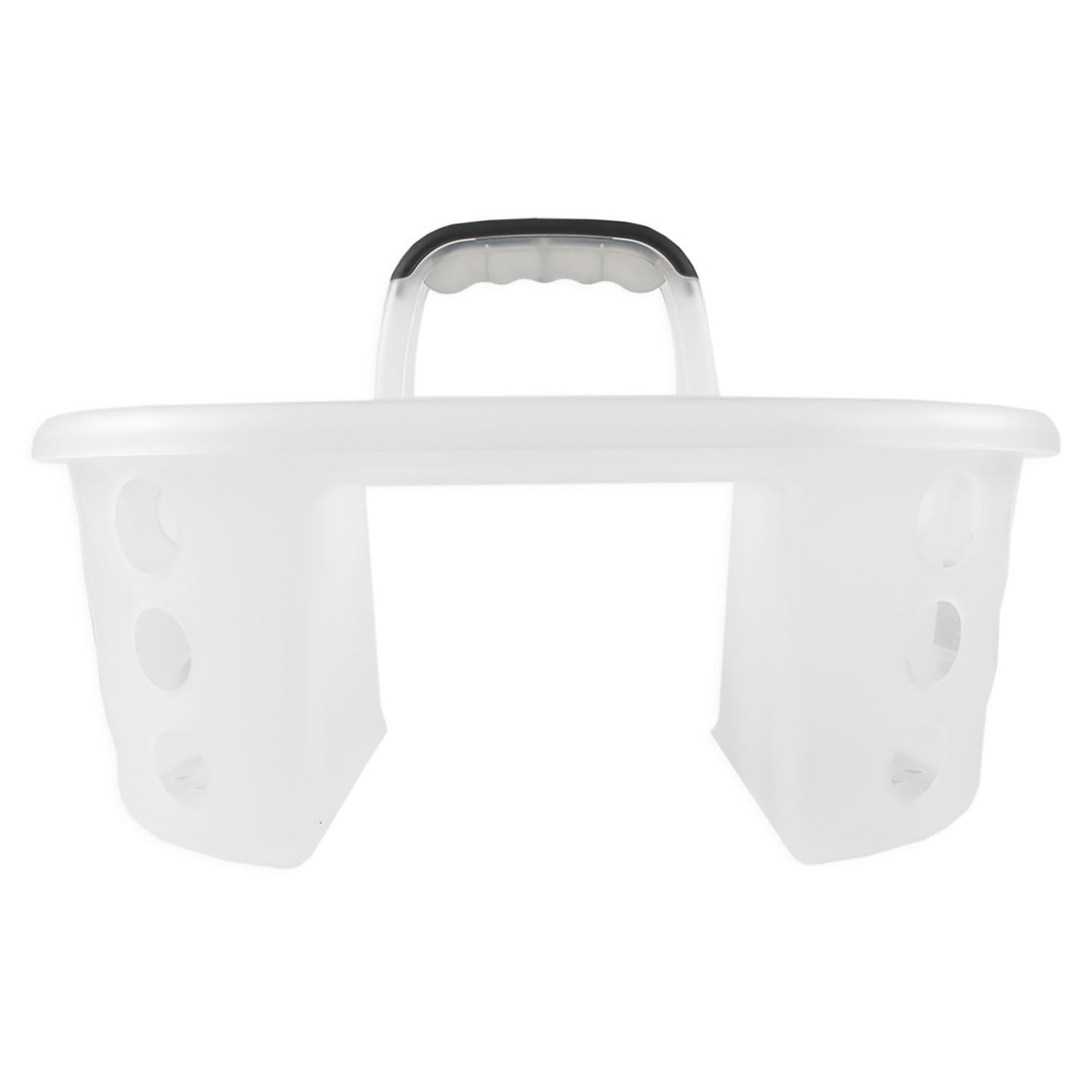 Mainstays Portable Shower Caddy Frosty Plastic - Image 4