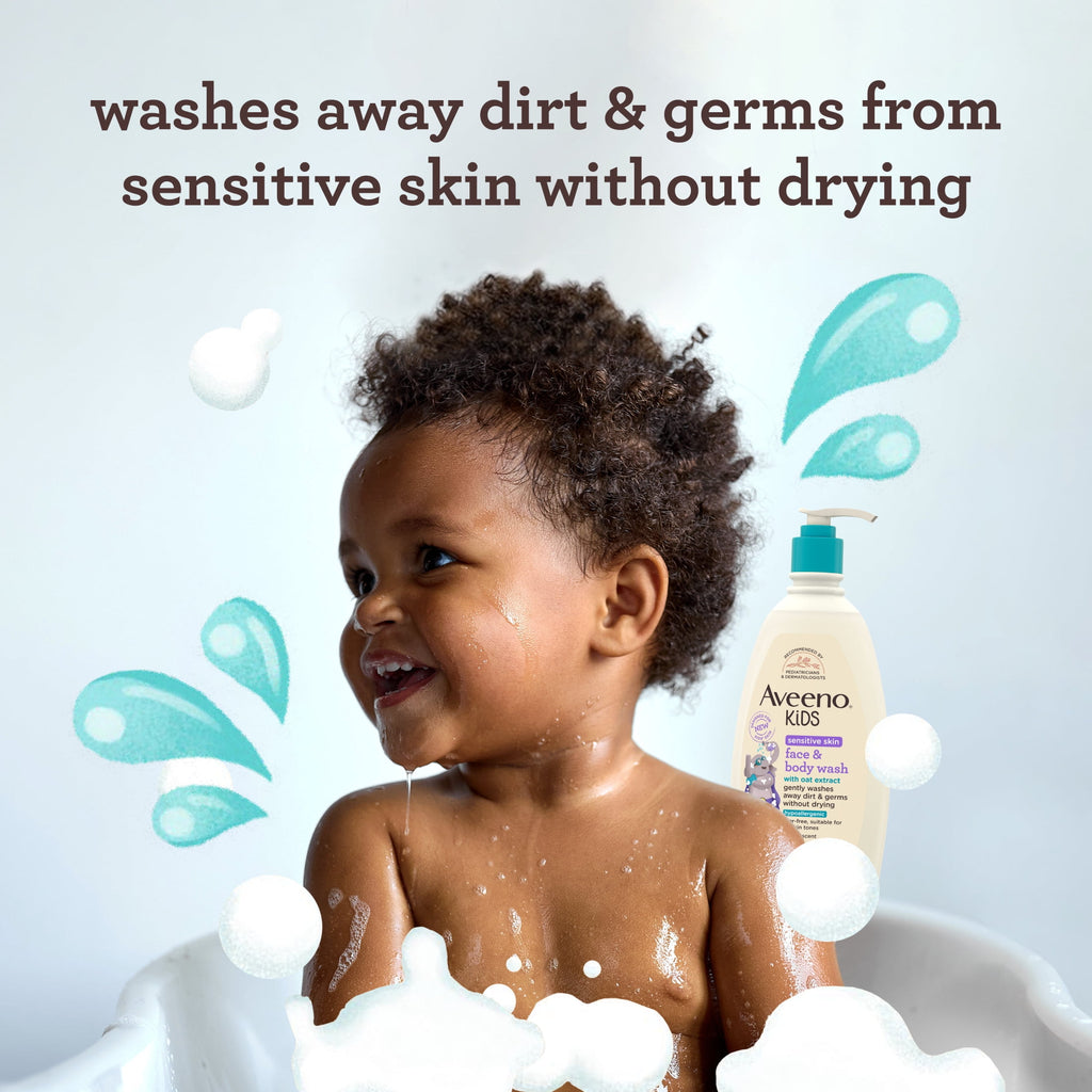 Kids Gentle Face and Body Wash for Sensitive Skin, 18 fl oz - Image 3