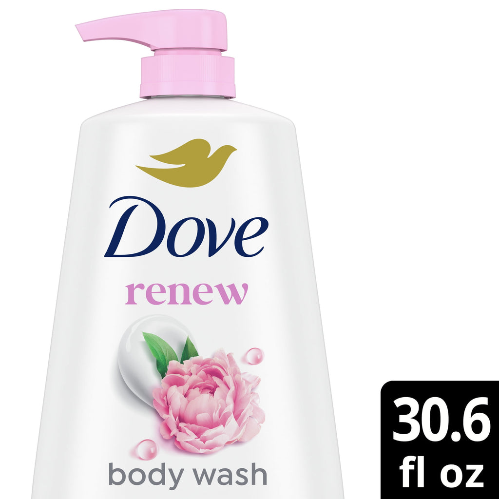 for Women Moisturizing Renew Peony & Rose Oil Cleanser All Skin, 30.6 oz with Pump - Image 2