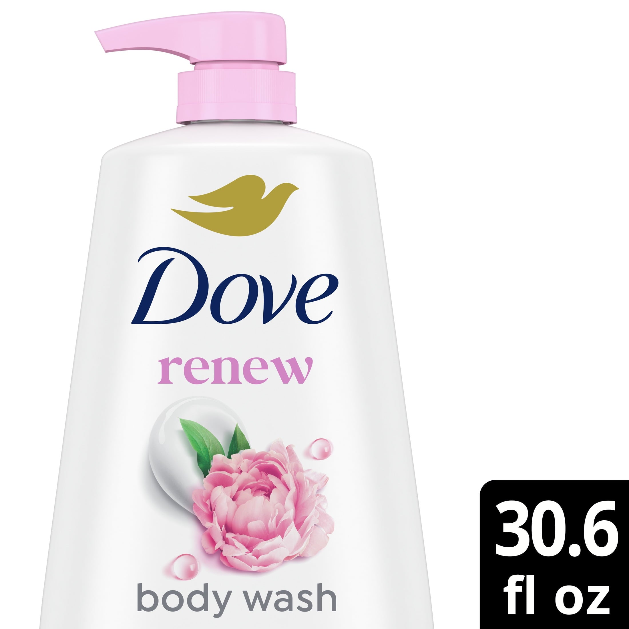 for Women Moisturizing Renew Peony & Rose Oil Cleanser All Skin, 30.6 oz with Pump - Image 2