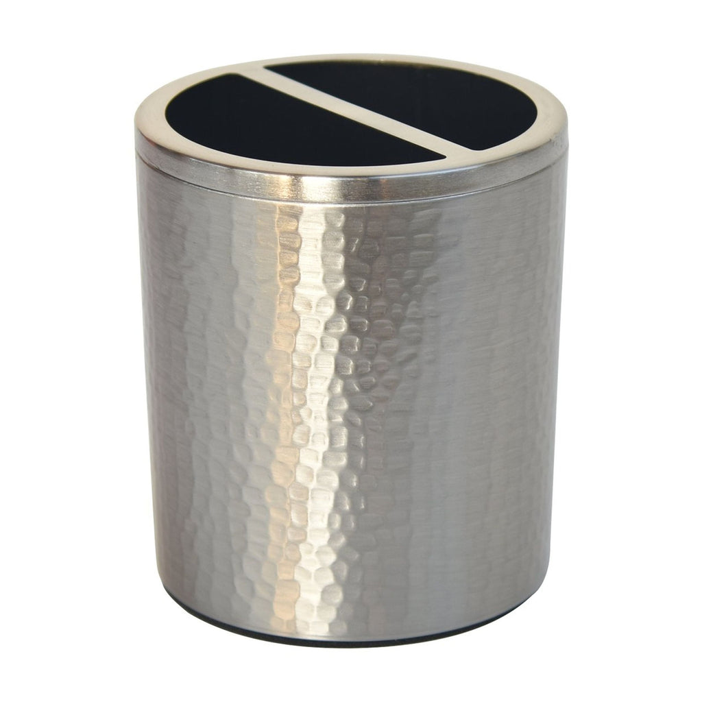 Better Homes & Gardens Hammered Finish Stainless Toothbrush Holder - Image 2