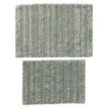 Better Homes & Gardens Cotton Reversible Bath Rug Set, 17" x 24" & 20" x 30", Green - Image 2