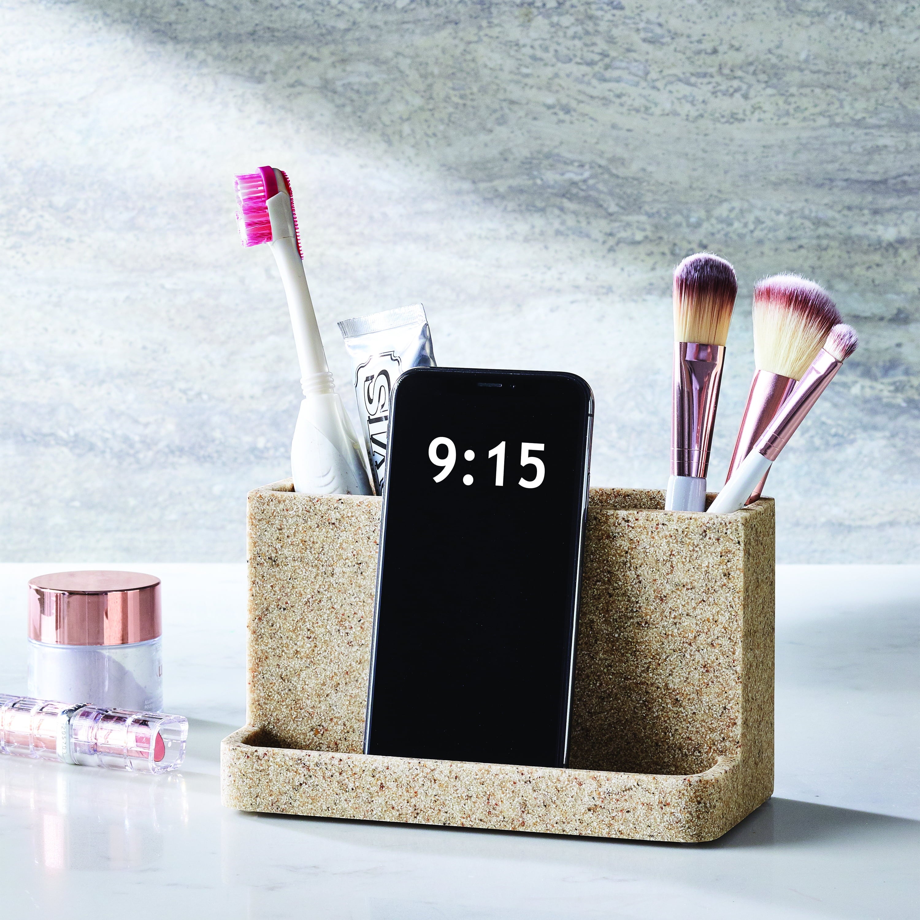 Sandstone Vanity Organizer - Image 4
