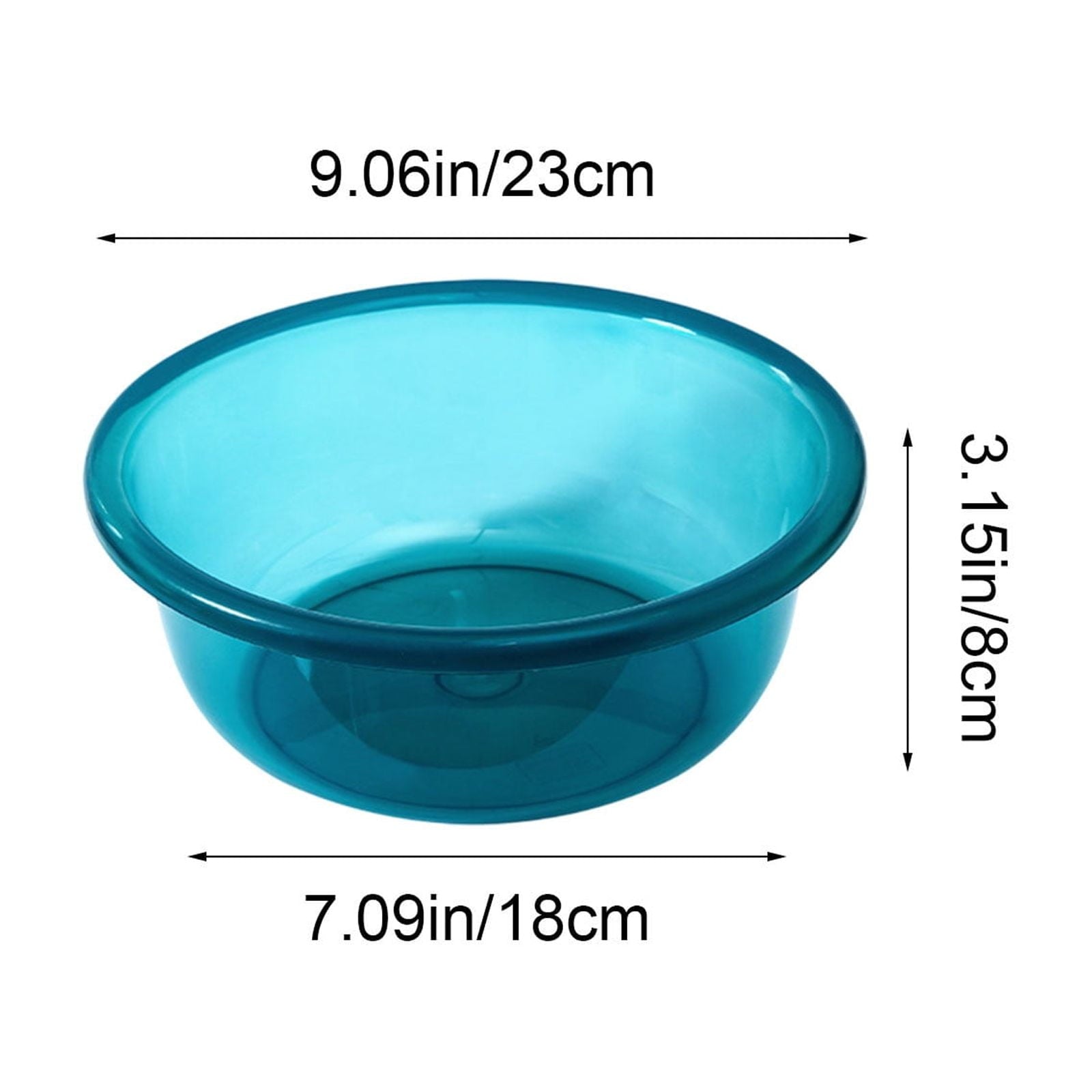 Containers Thickened Plastic Wash Basin, Multi-Purpose Laundry Tub, Portable Foot Bath Bowl, Durable Household Sink, ... - Image 3