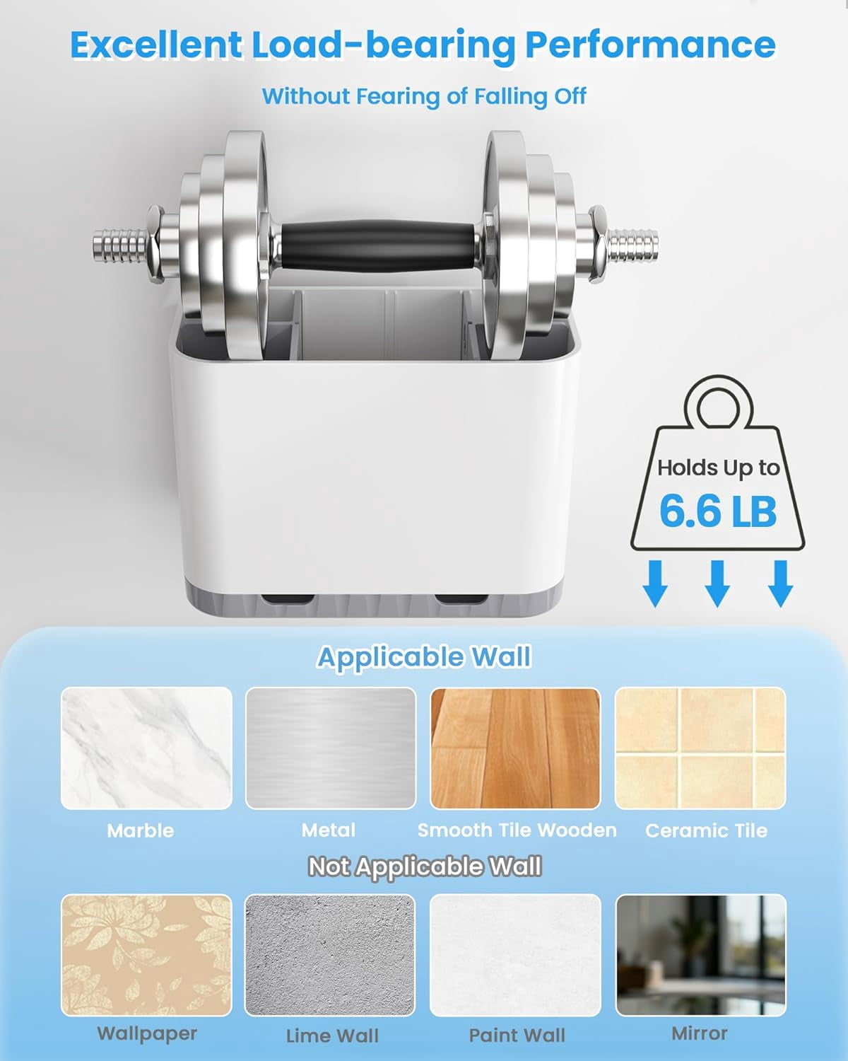 for Bathroom Countertop & Wall Mount - Detachable 5-Slot Electric Storage, Hygienic Toothpaste Caddy with Removable D... - Image 2