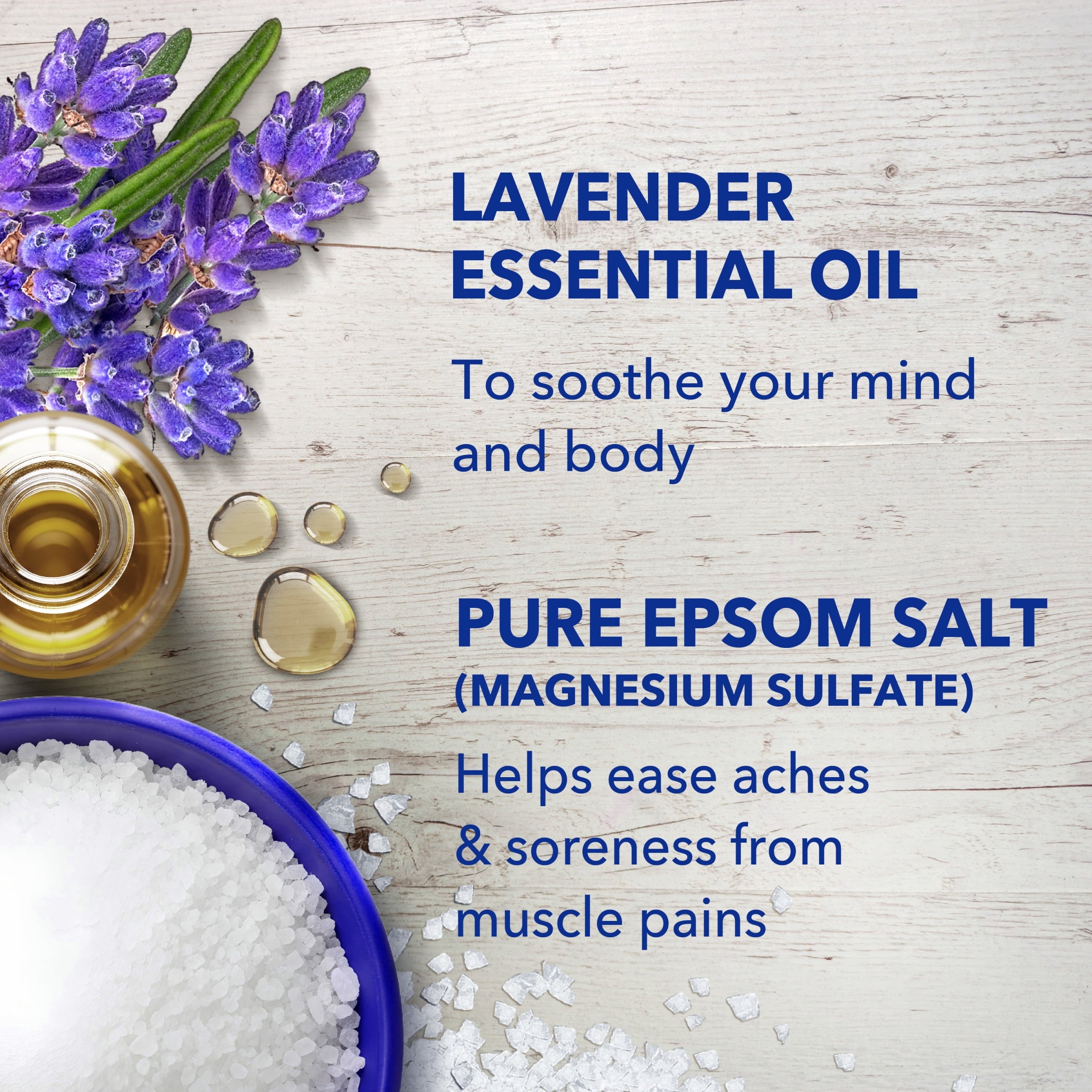 Salt Magnesium Soak, Soothe & Sleep with Lavender, 3 lbs - Image 5